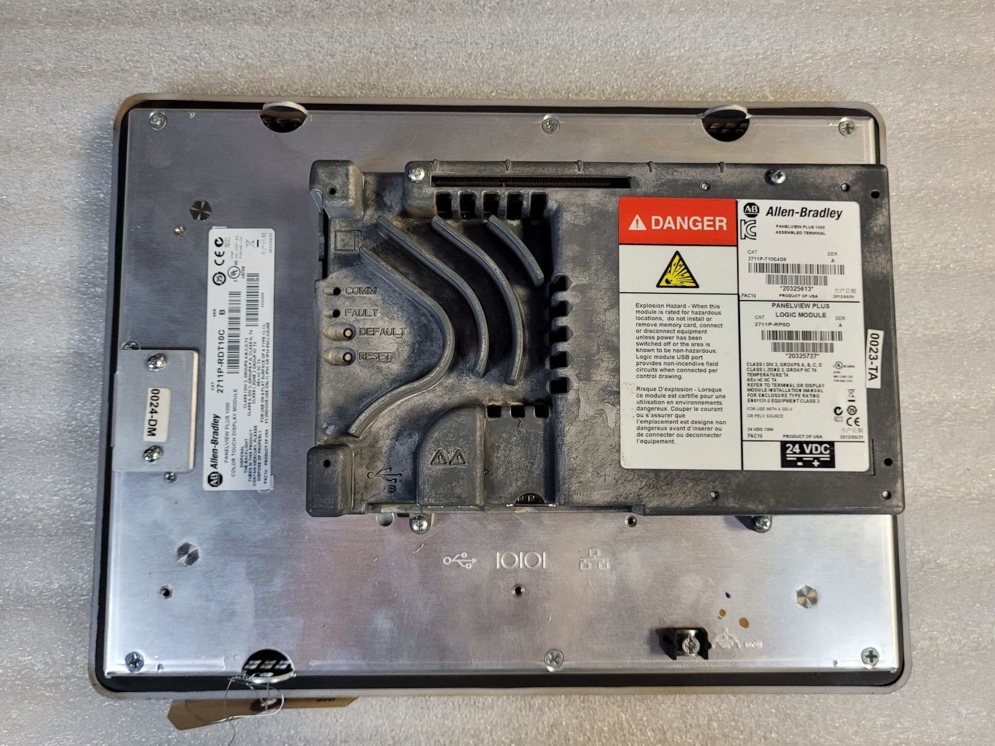 ALLEN BRADLEY 2711P-T10C4D8/A PanelView Plus 1000 USED - Tested 1
