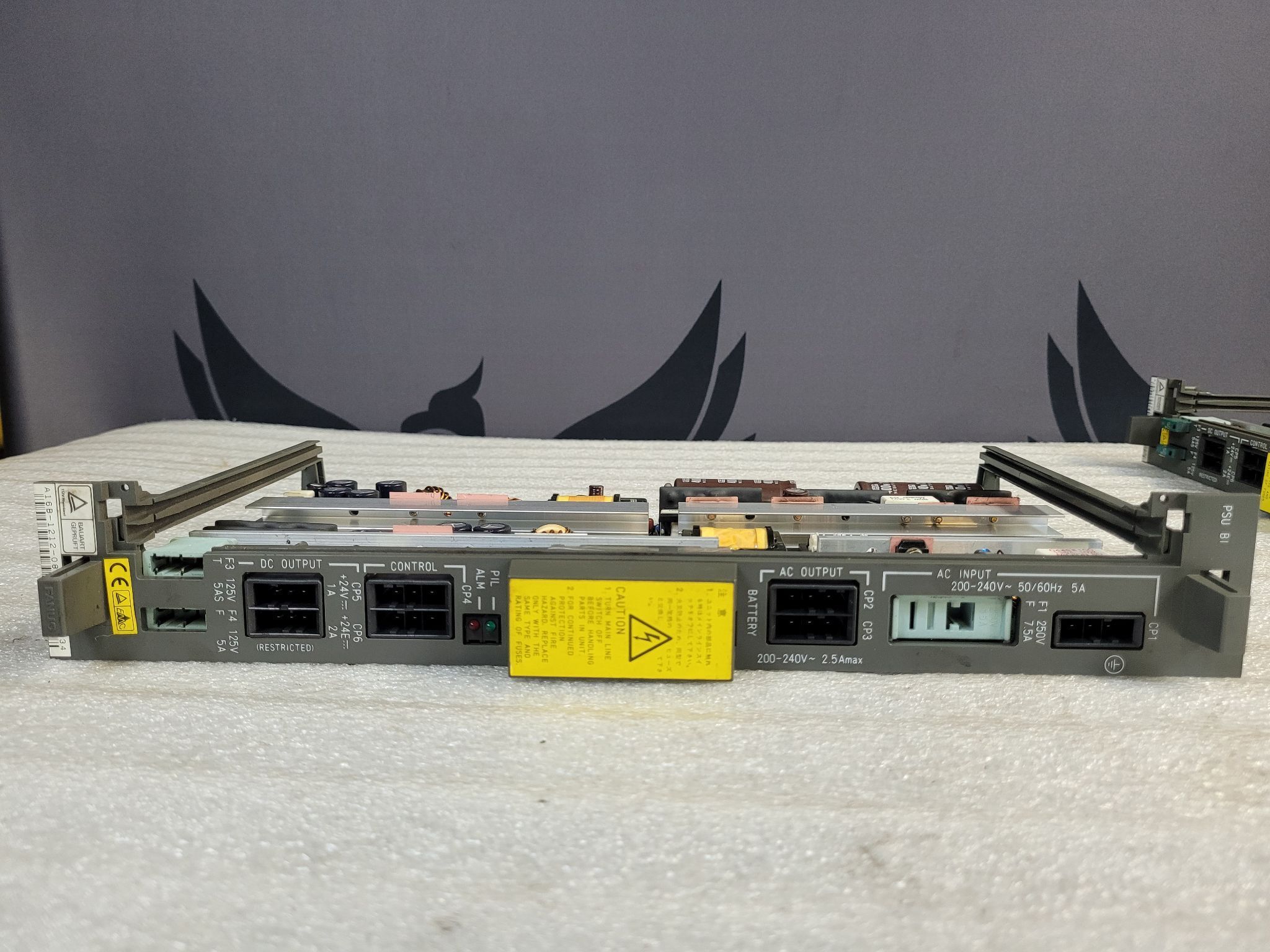FANUC A16B-1212-0871 /13C PCB - Power Supply Unit BI USED - No Fuses 2