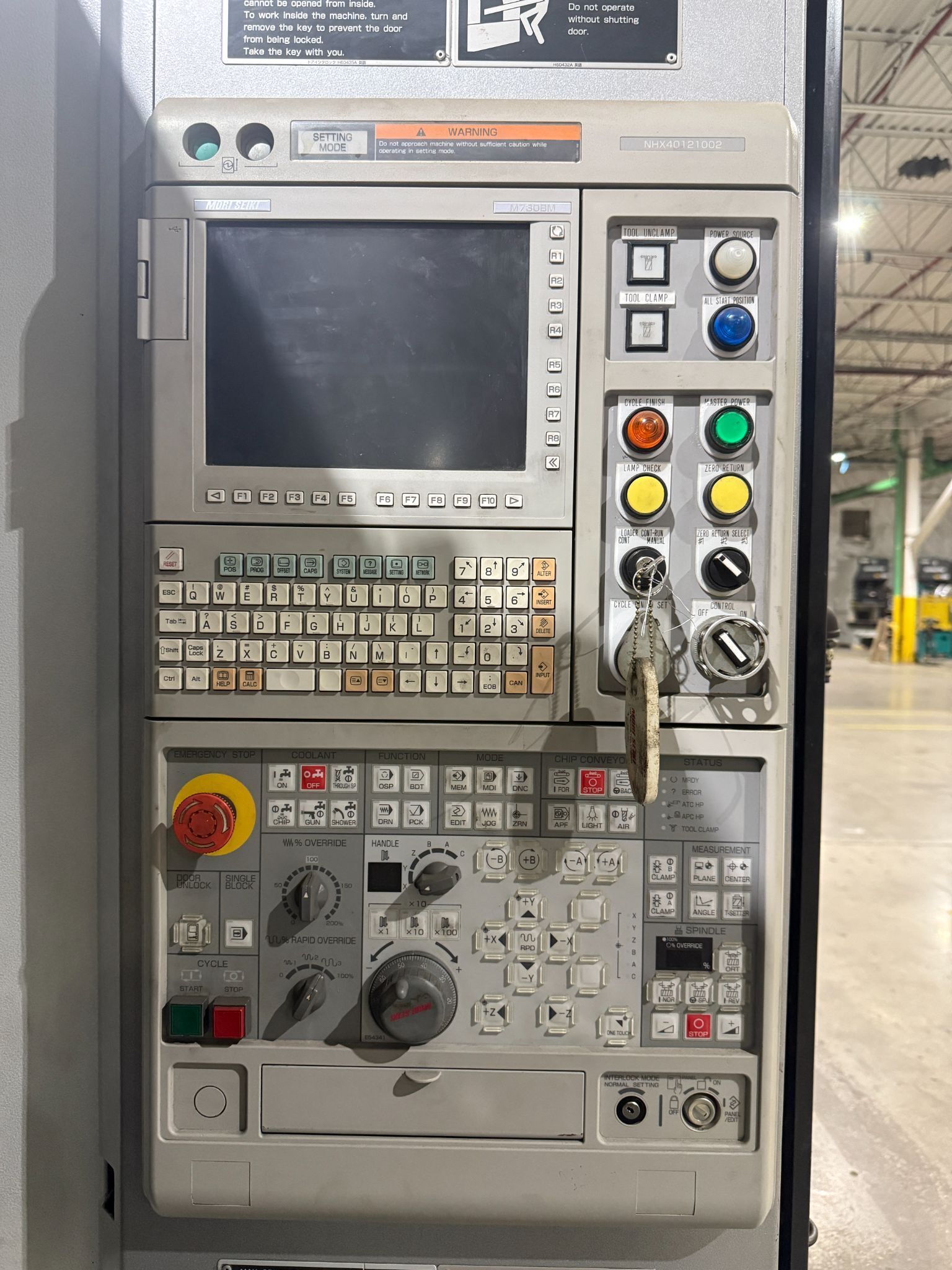2012 MORI SEIKI NHX4000 CNC HORIZONTAL MACHINING CENTER USED 3