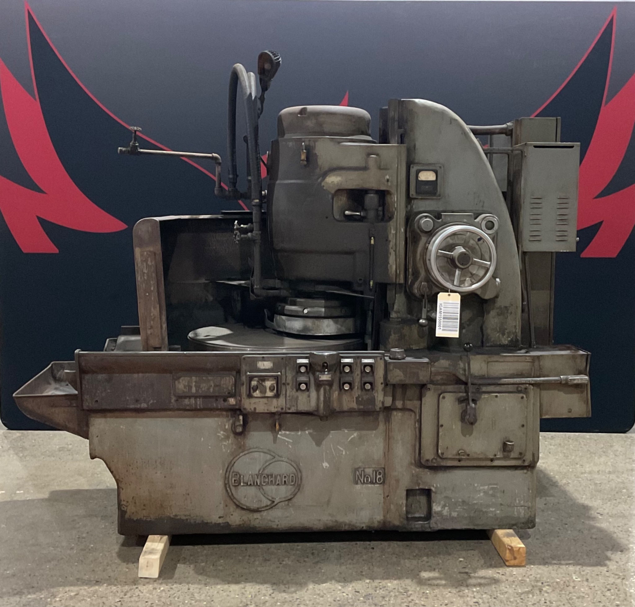 BLANCHARD NO18 ROTARY SURFACE GRINDER USED 0