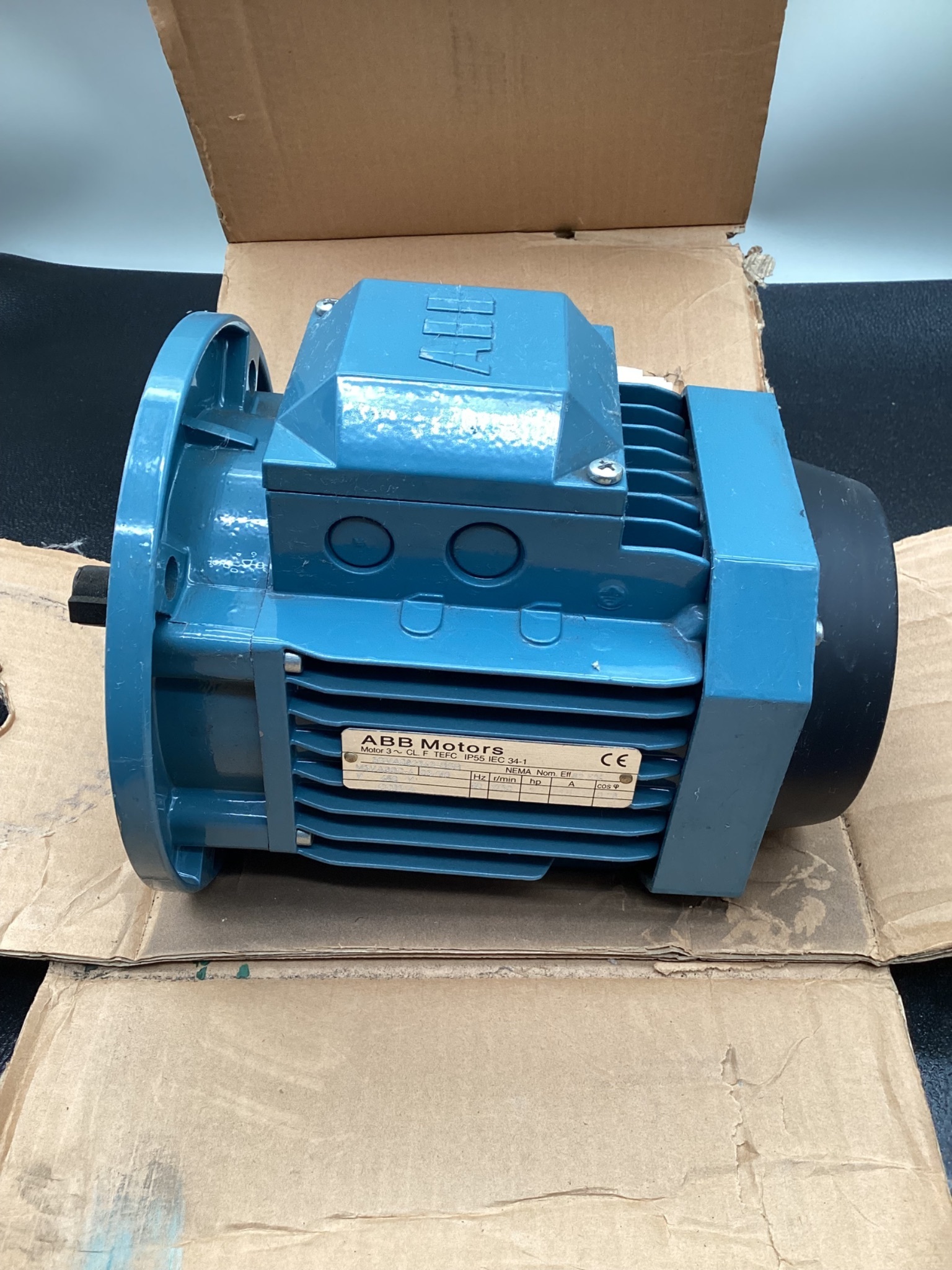 ABB M3VA80C-4 Three Phase AC Motor NEW 1