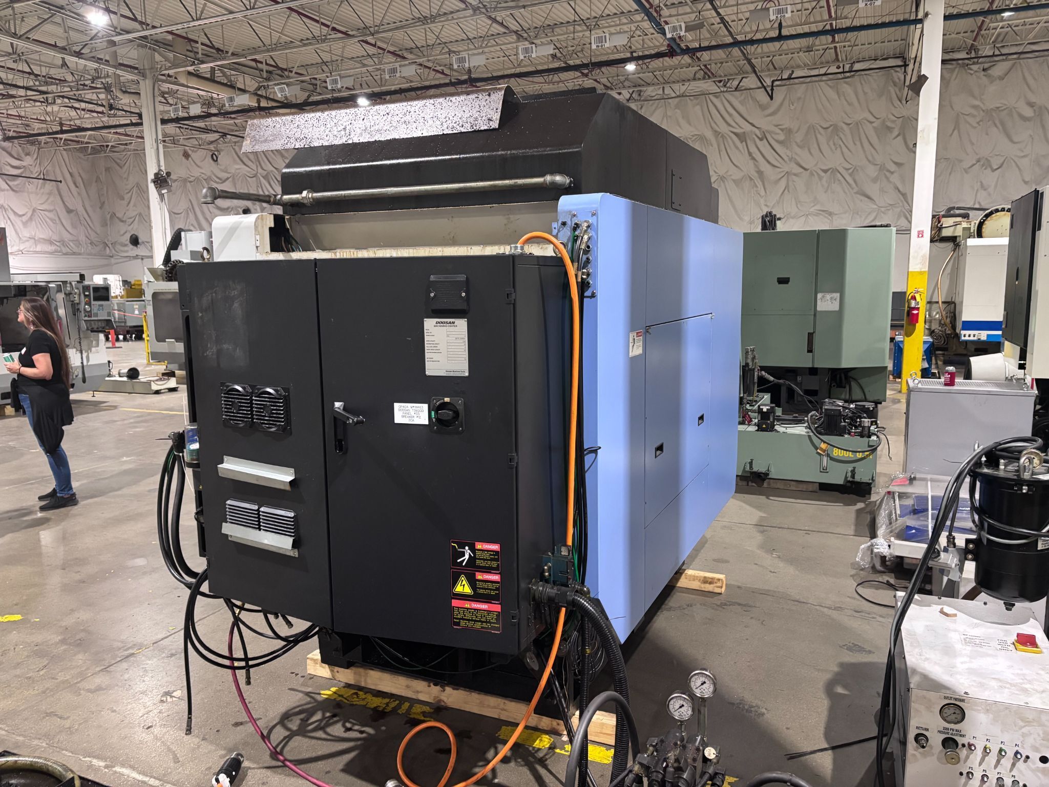 2018 DOOSAN T 3600D CNC DRILL TAP CENTER USED 4