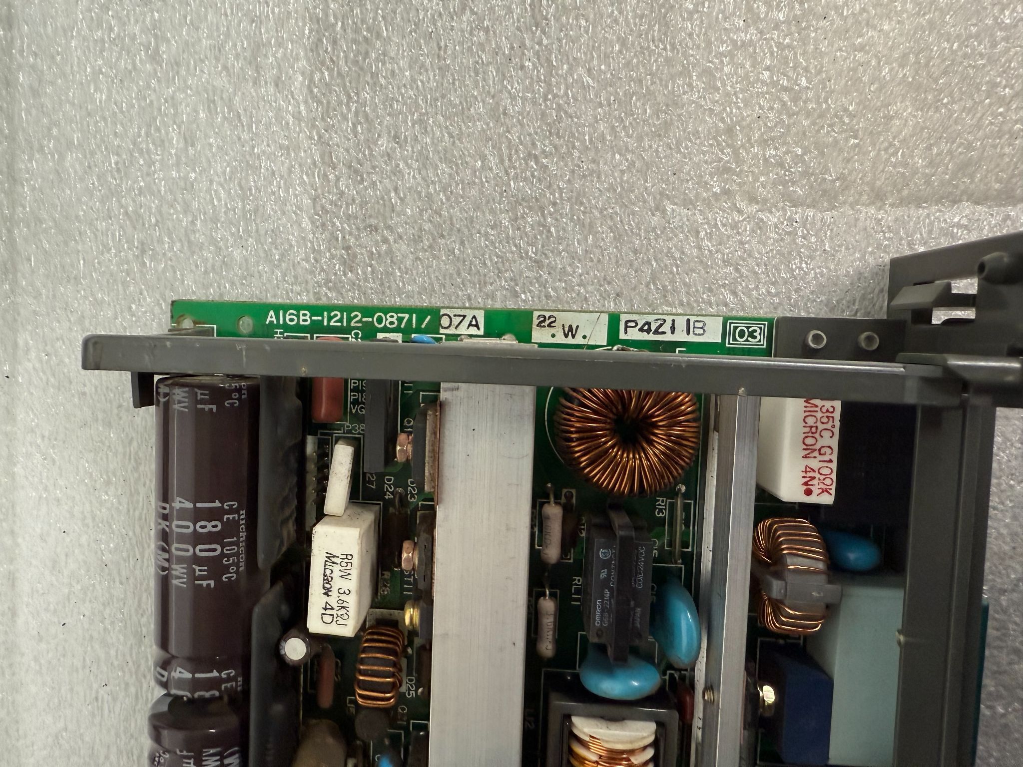 FANUC A16B-1212-0871 /07A PCB - Power Supply Unit BI USED 3