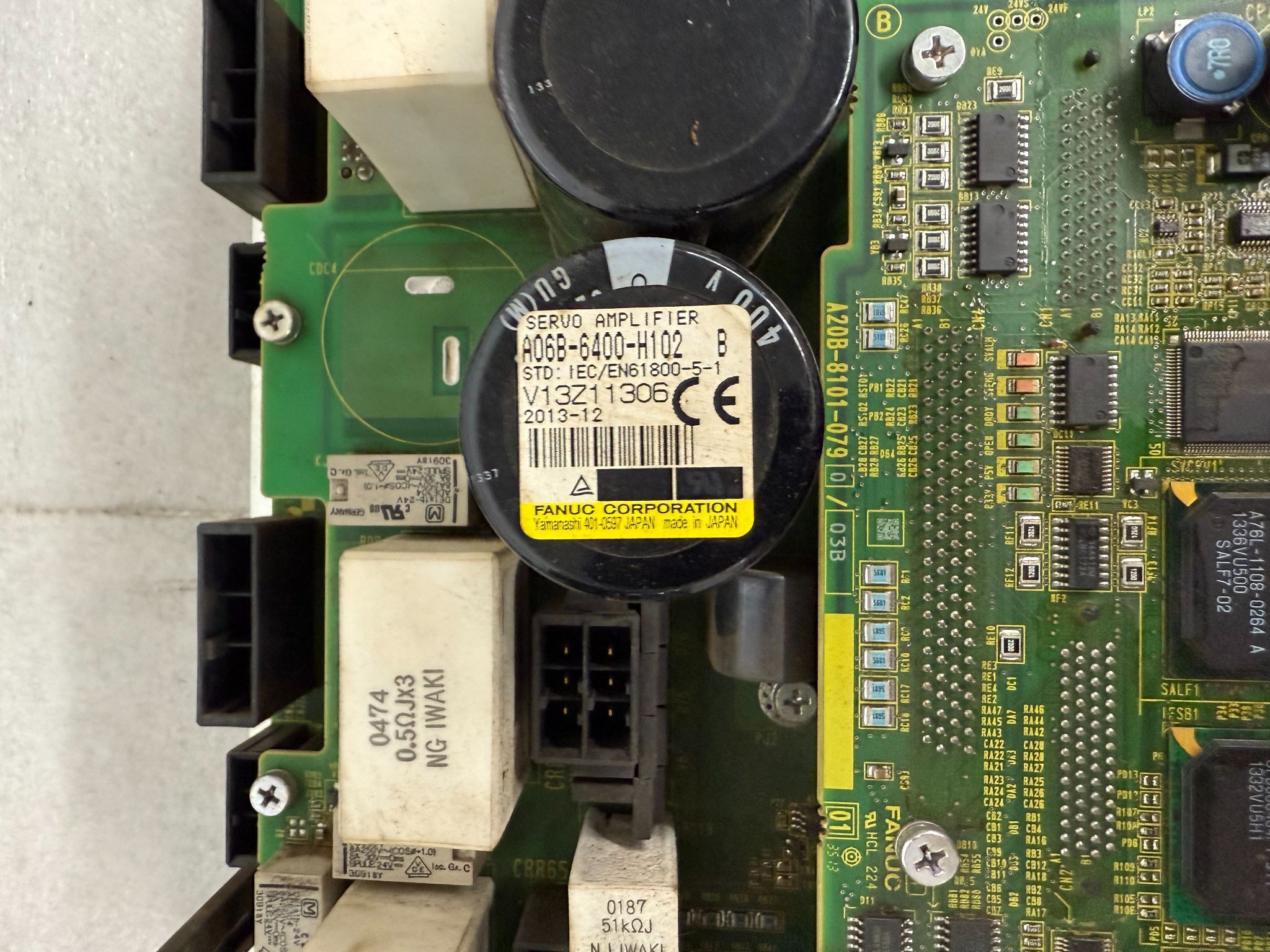FANUC A06B-6400-H102 (B) 6-Axis Servo Amplifier USED 5