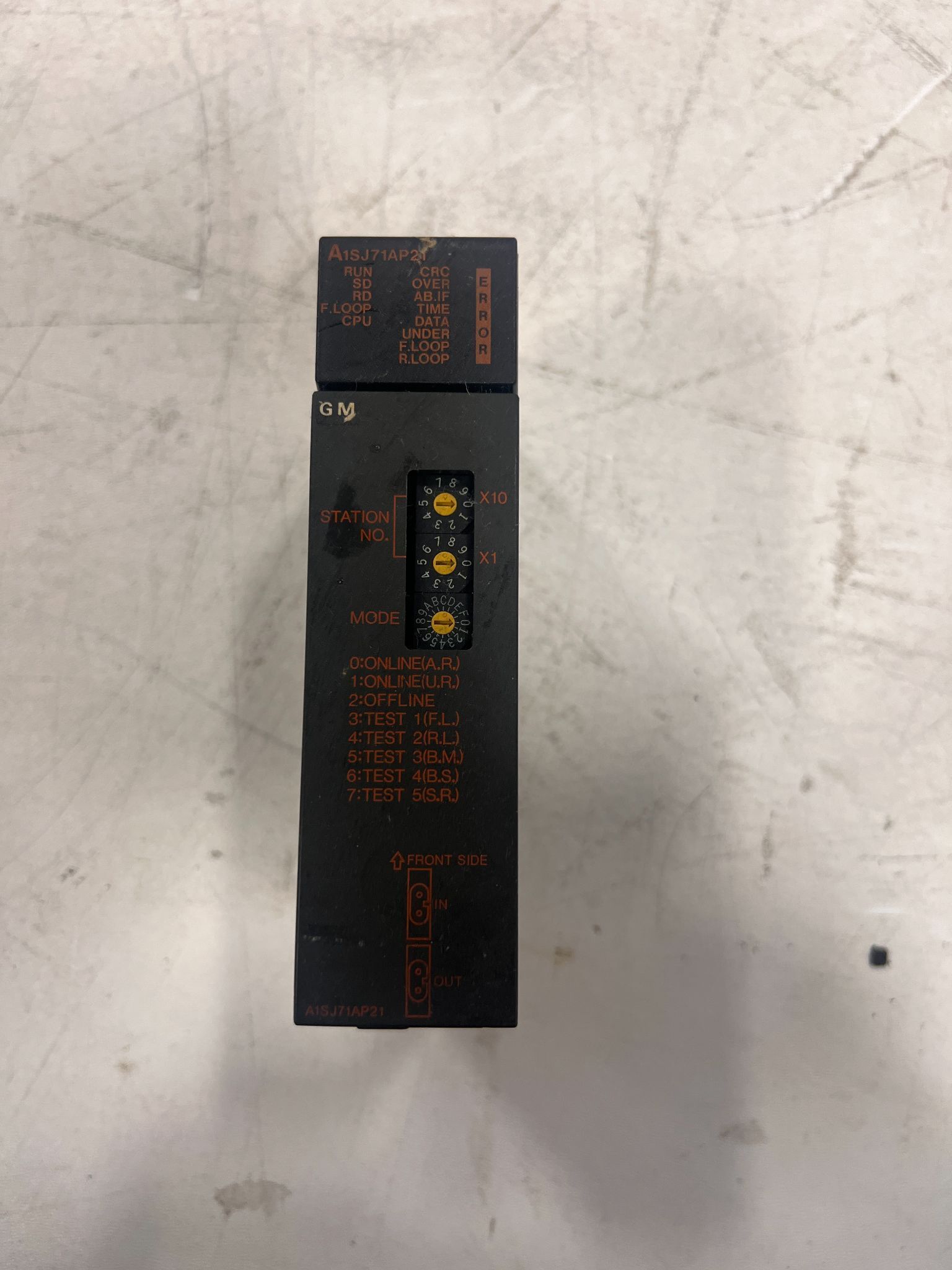 MITSUBISHI A1SJ71AP21 PLC MODULE USED 0