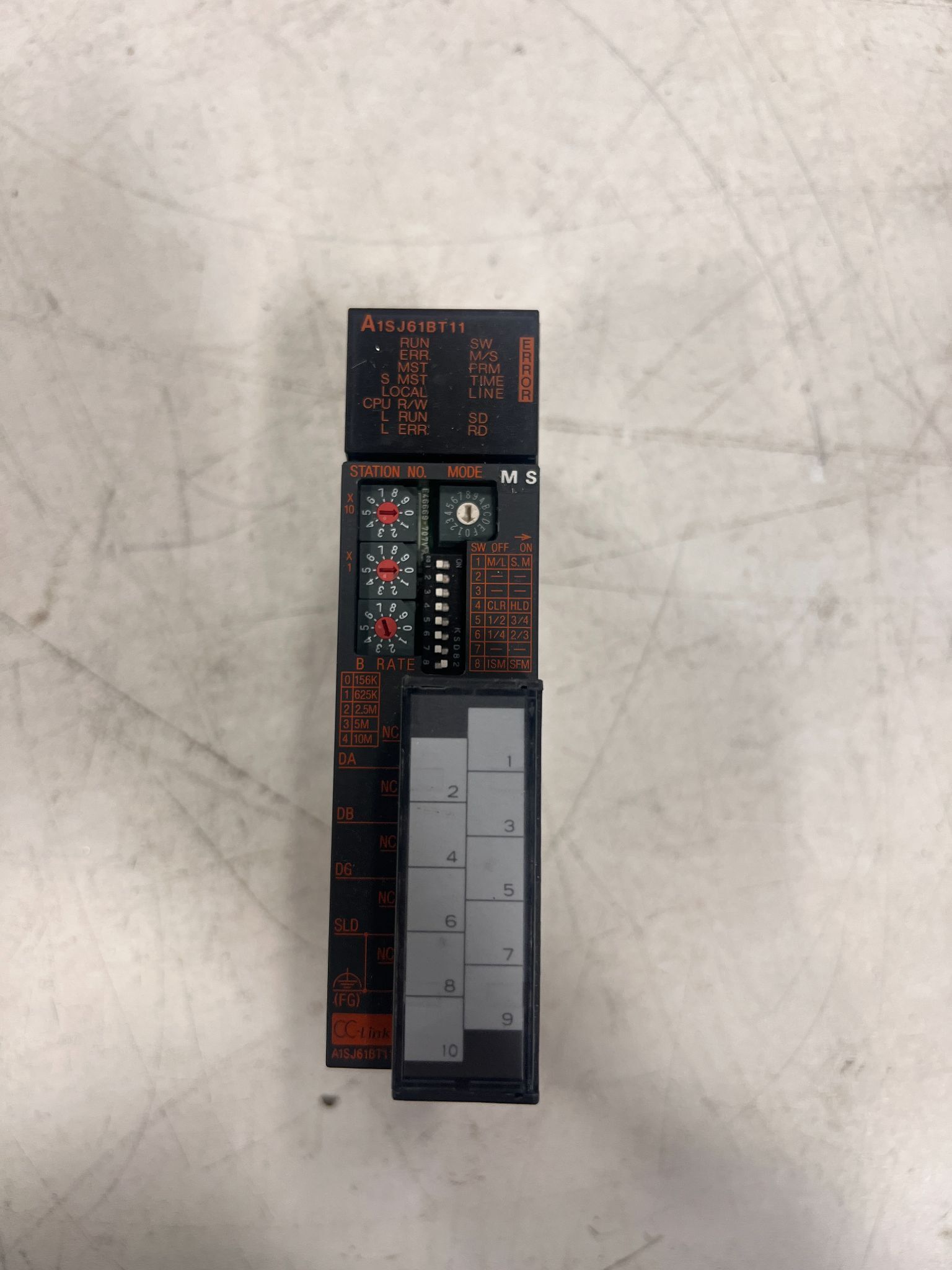MITSUBISHI A1SJ61BT11 PLC MODULE USED 0