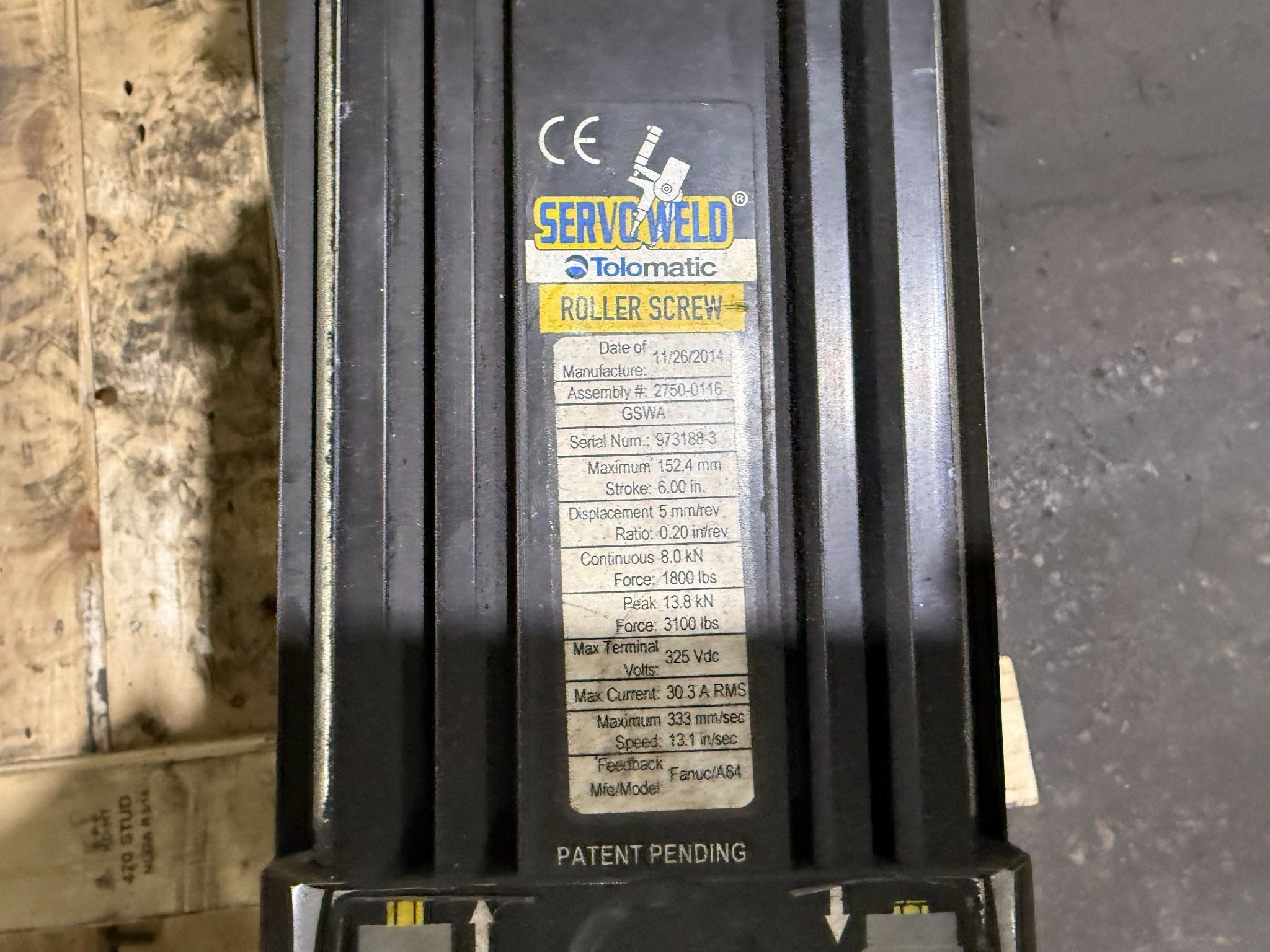 CENTERLINE CRSPIE-220-06509 Pinch-Type Weld Gun USED - Tested 4