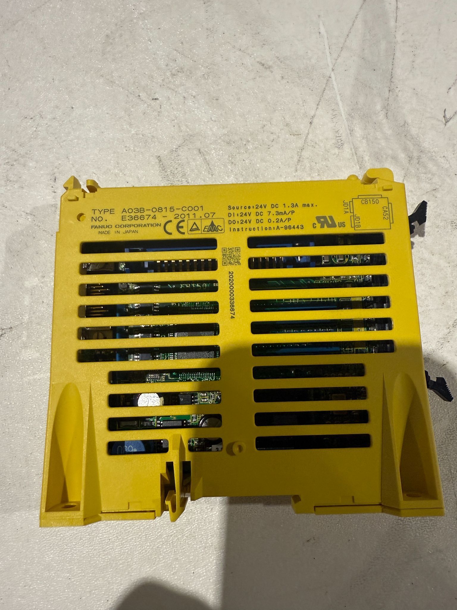 FANUC A03B-0815-C001I/O CONTROL USED 0