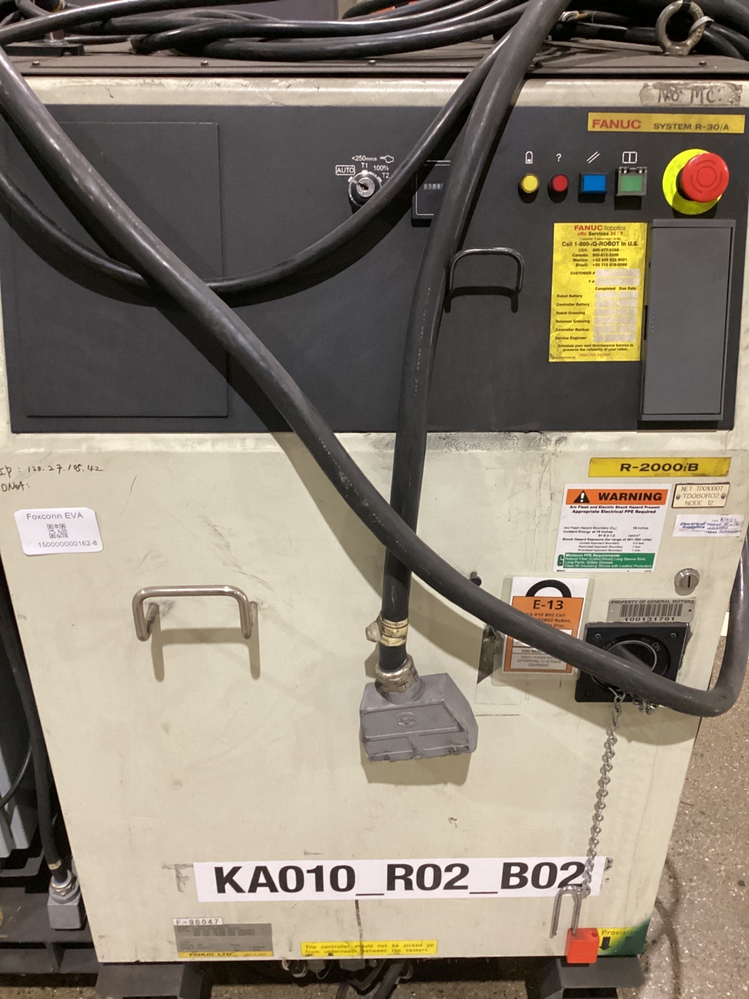 FANUC R-2000iB/165F Complete w/ R-30iA Controls USED 2