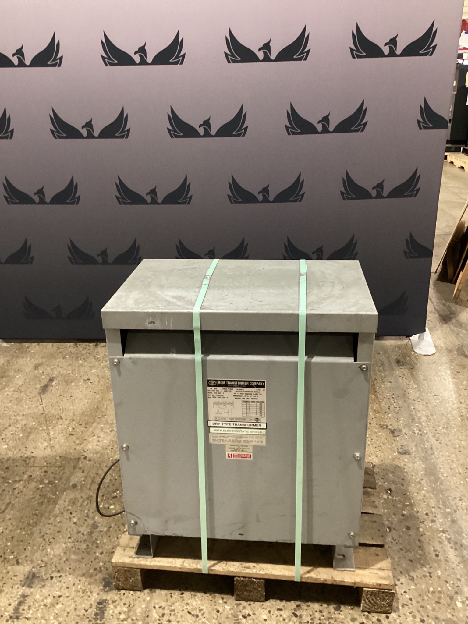 MGM HT45C3B2 45KVA DRY TYPE TRANSFORMER 3PH 240V - 208Y/120V USED 1