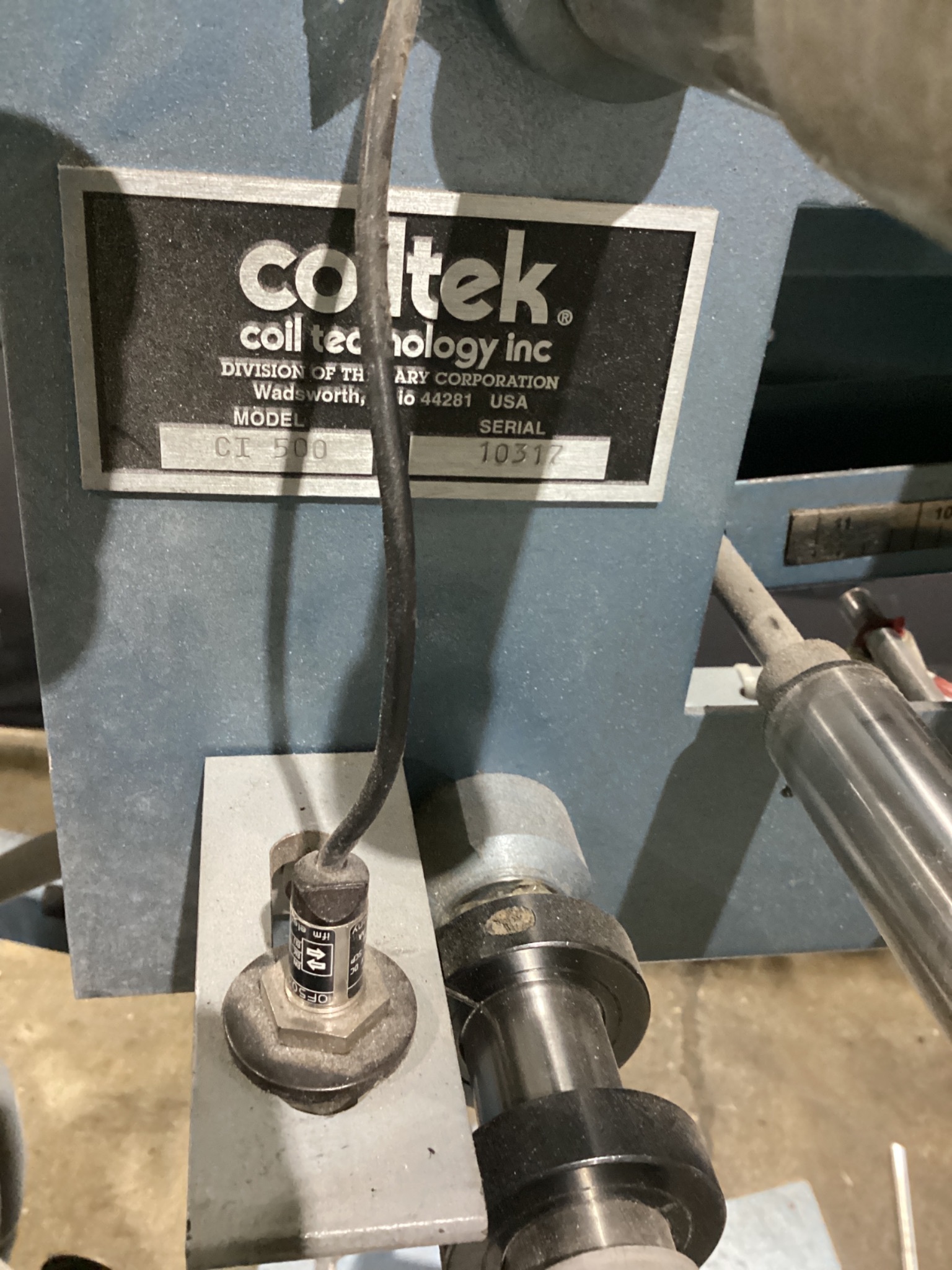 COILTEK CI 500 Coil Recoiler 500 LBS Max USED 4