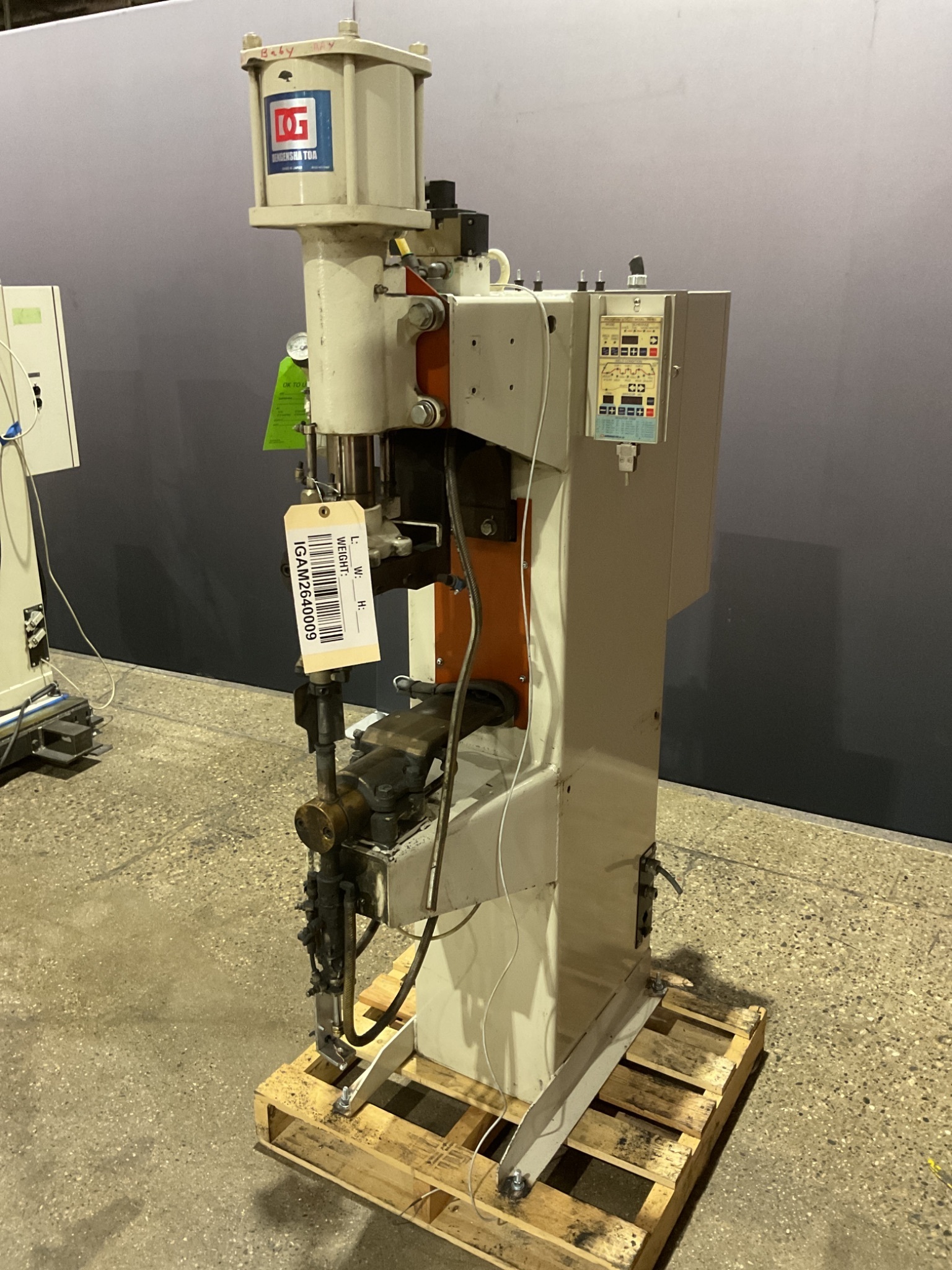 DENGENSHA TOA PED SPOT WELDER 60KVA 480V USED 1