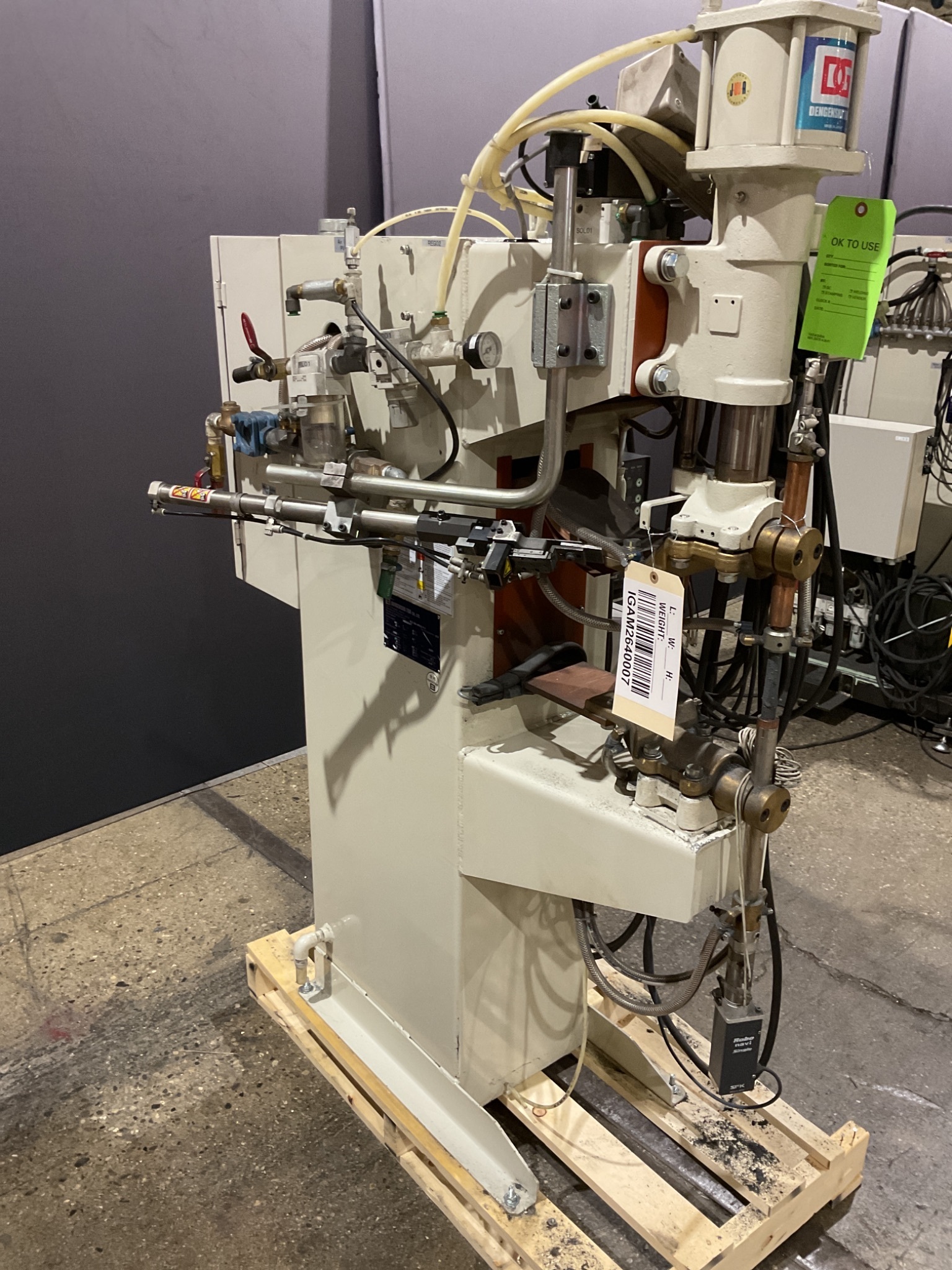 DENGENSHA TOA PED SPOT WELDER NDZ-050-46BNQ-R-D 60KVA 480V USED 4