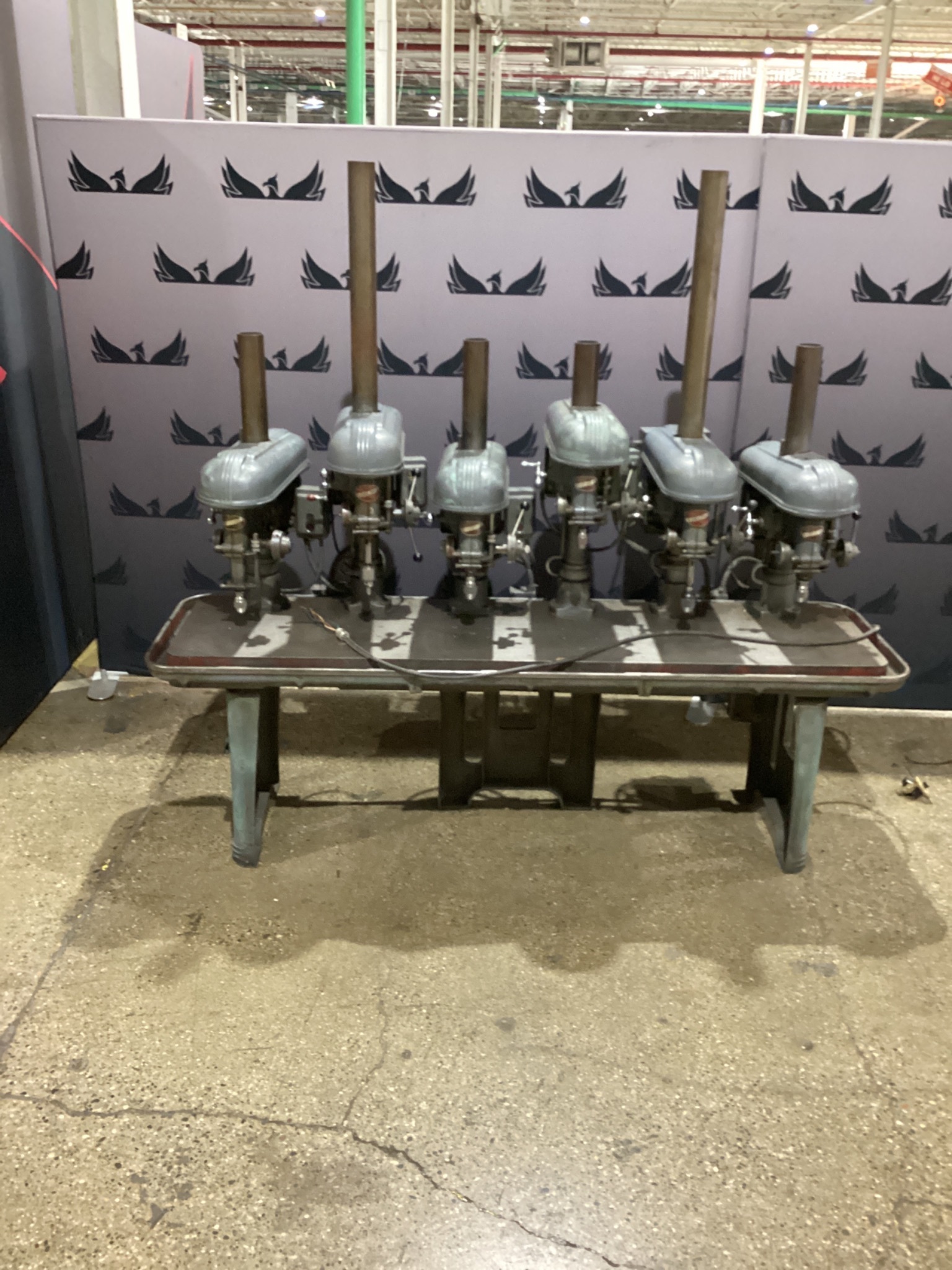 DELTA 86-720 6-Head Drill Press Table Multi-Station USED 0