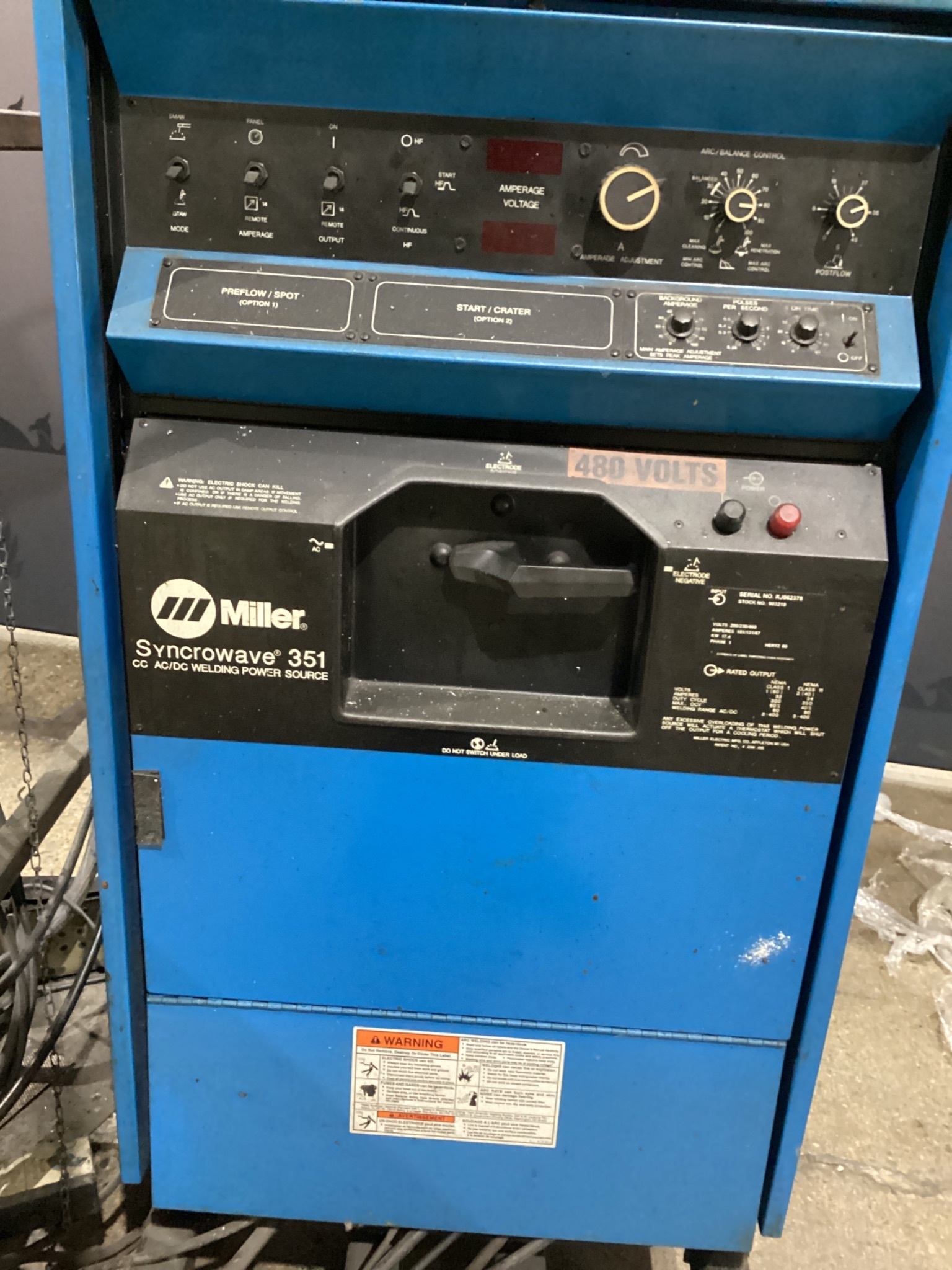MILLER SYNCROWAVE 351 TIG Welder USED 2