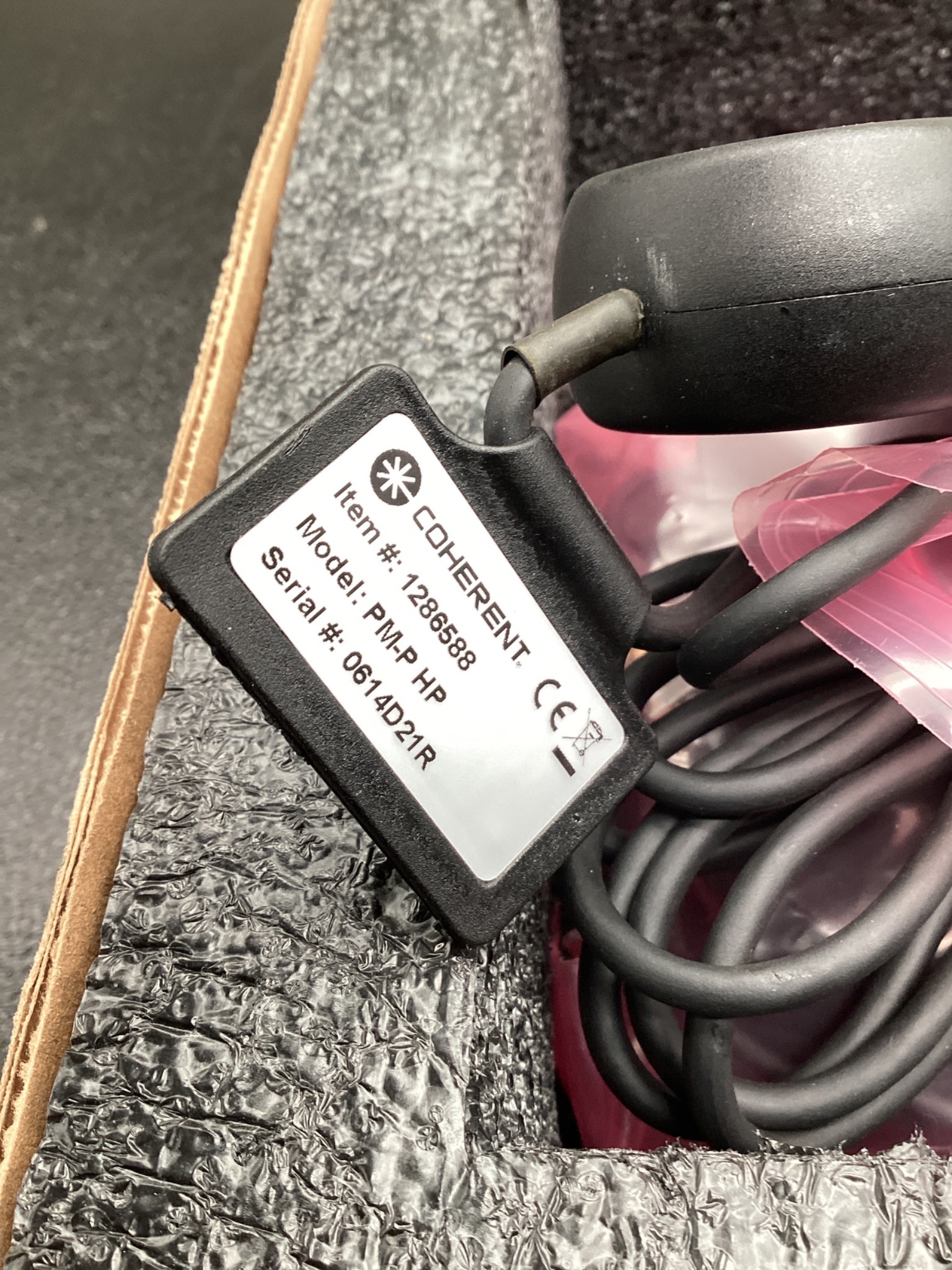 COHERENT PM-P HP POWERMAX PRO LASER SENSOR USED 4
