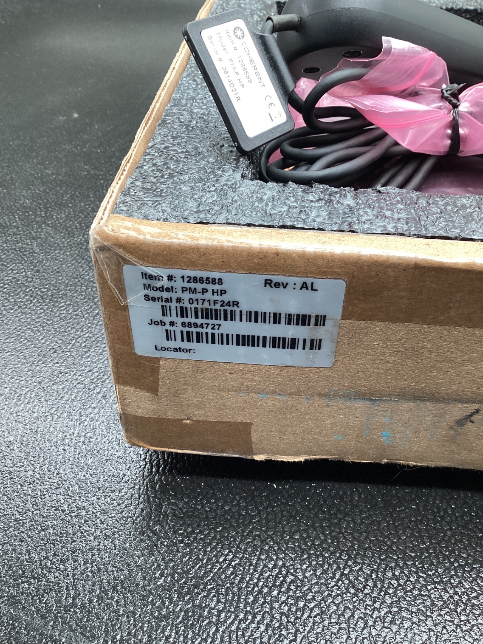 COHERENT PM-P HP POWERMAX PRO LASER SENSOR USED 5
