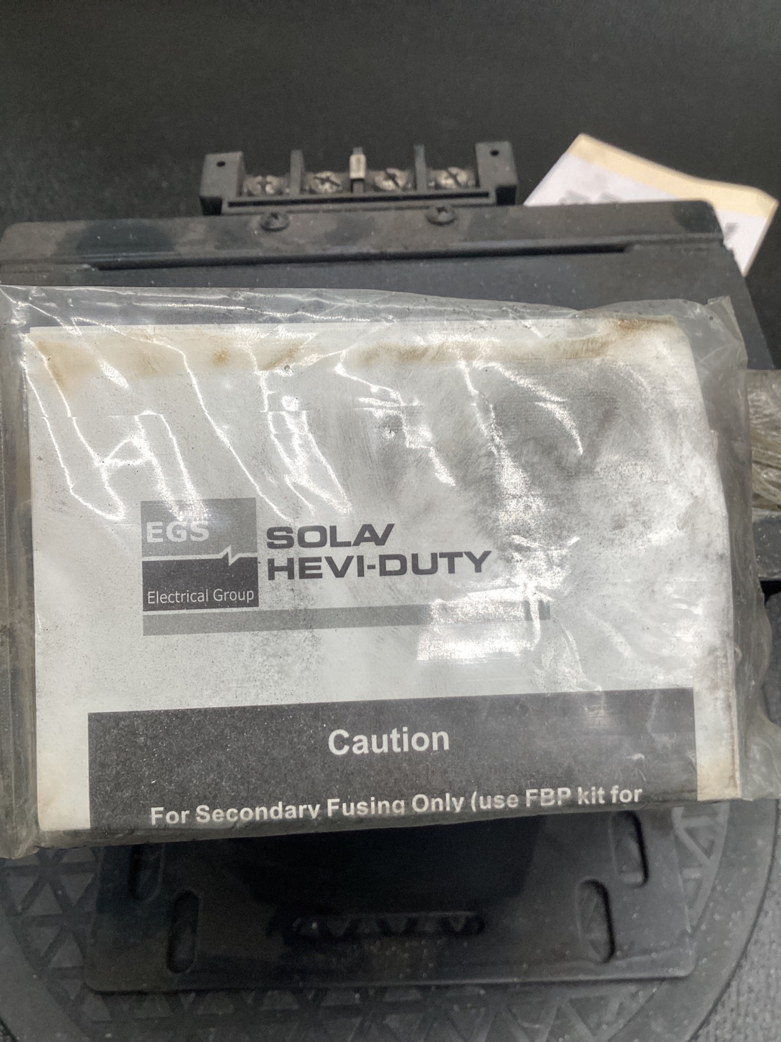 SolaHD EMERSON E750 0.75KVA Control Transformer USED 3
