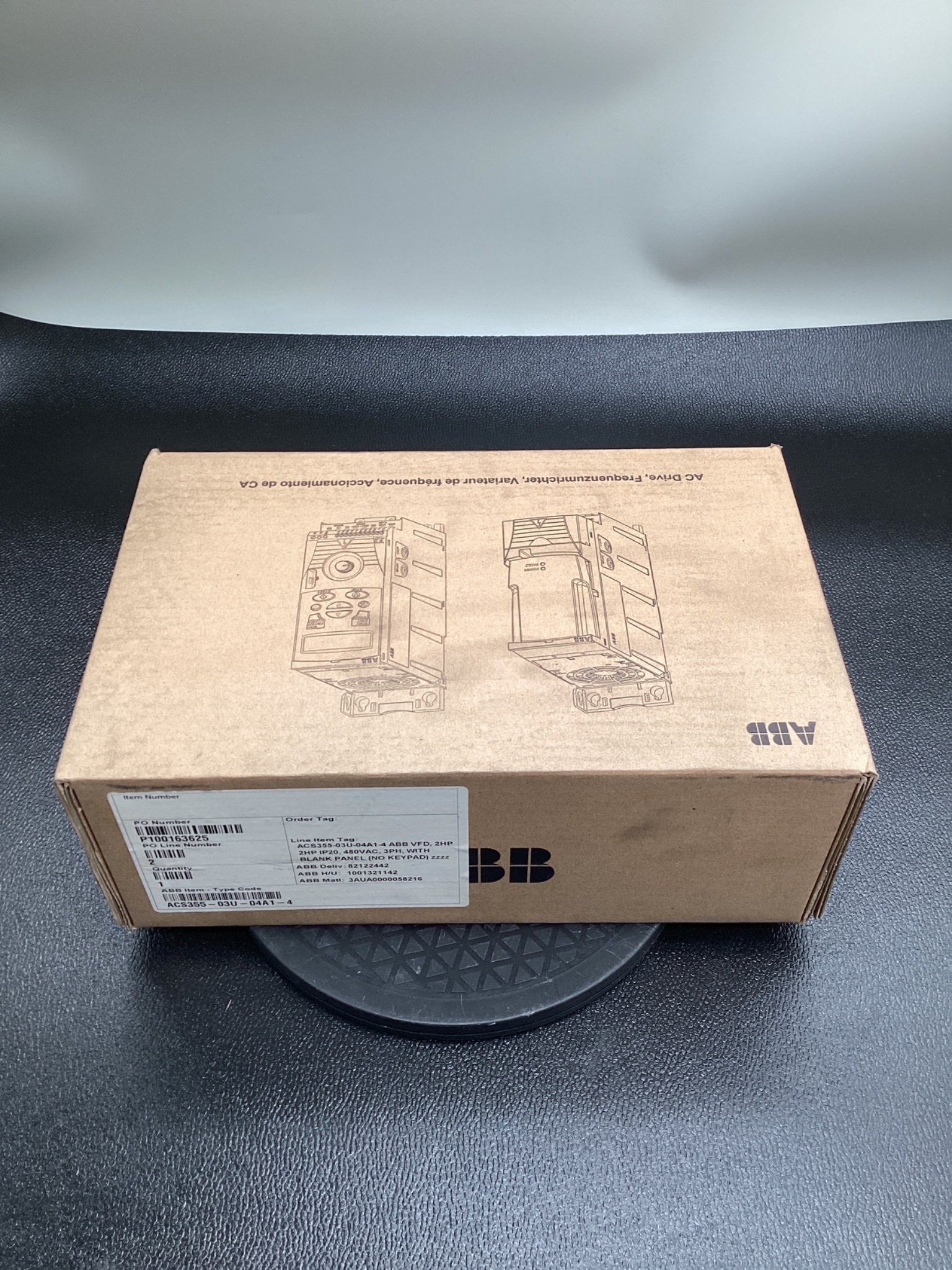 ABB ACS355-03U-04A1-4 2HP 480V AC Machinery Drive IP20 NEW 0