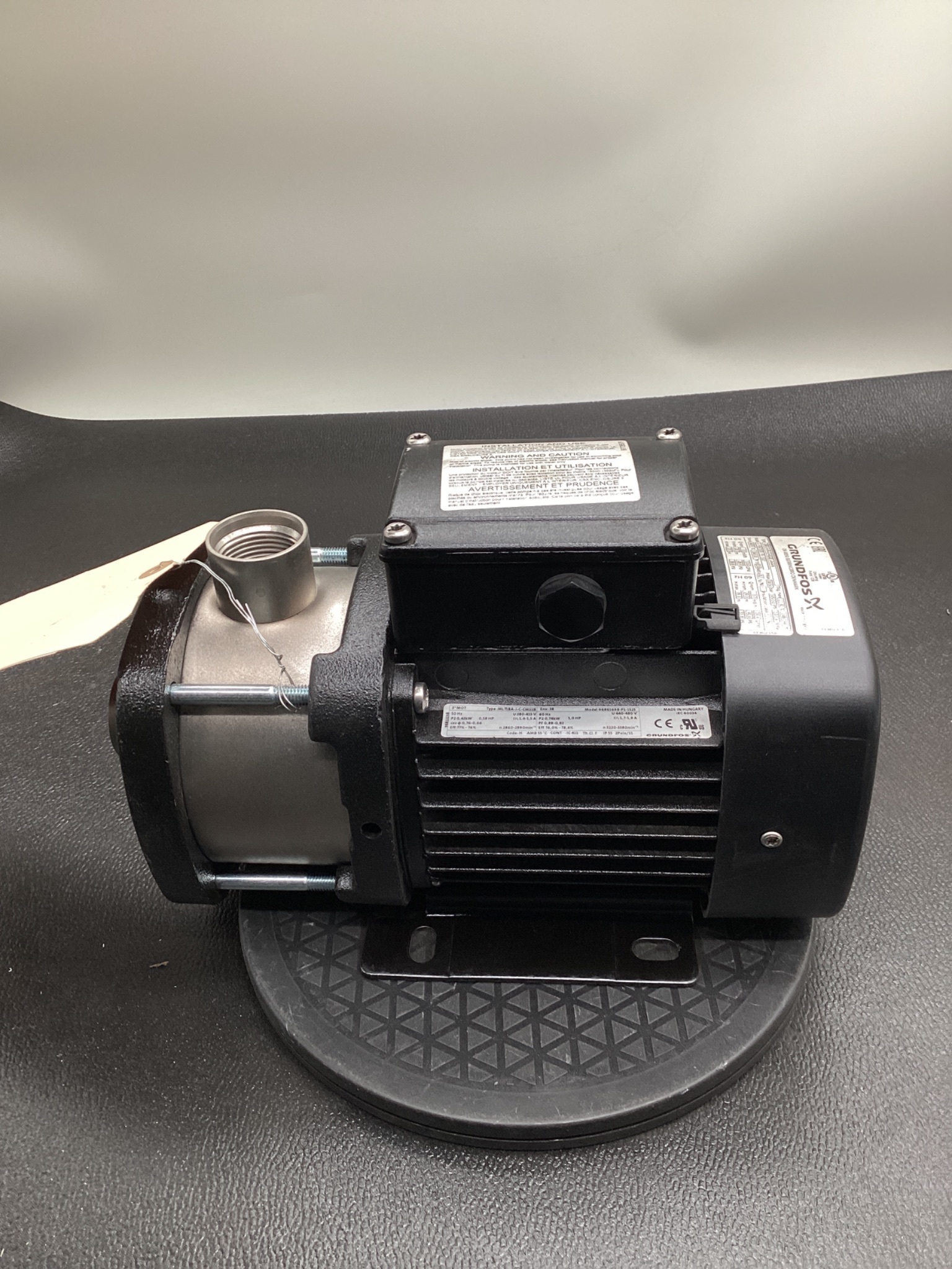 GRUNDFOS ML71BA-J-C-CMS1B 0.75HP 3PH TEFC Motor 3540RPM NEW 2