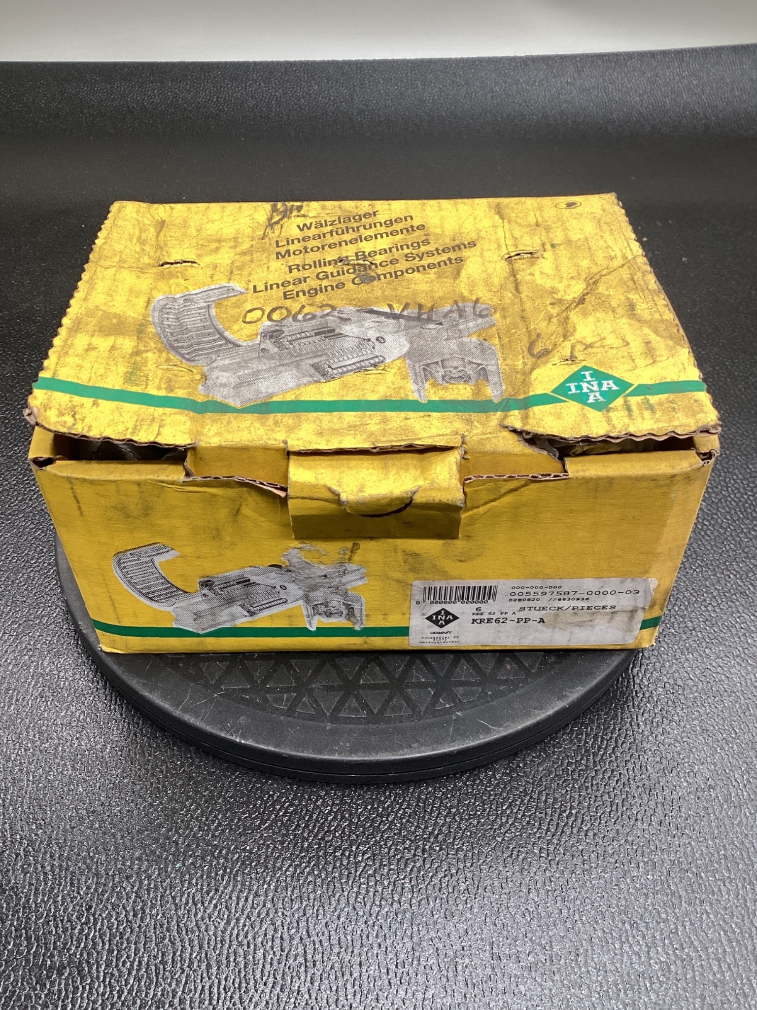 LOT OF 6 INA KRE62-PP-A Stud Type Track Rollers NEW (Open Box) 0