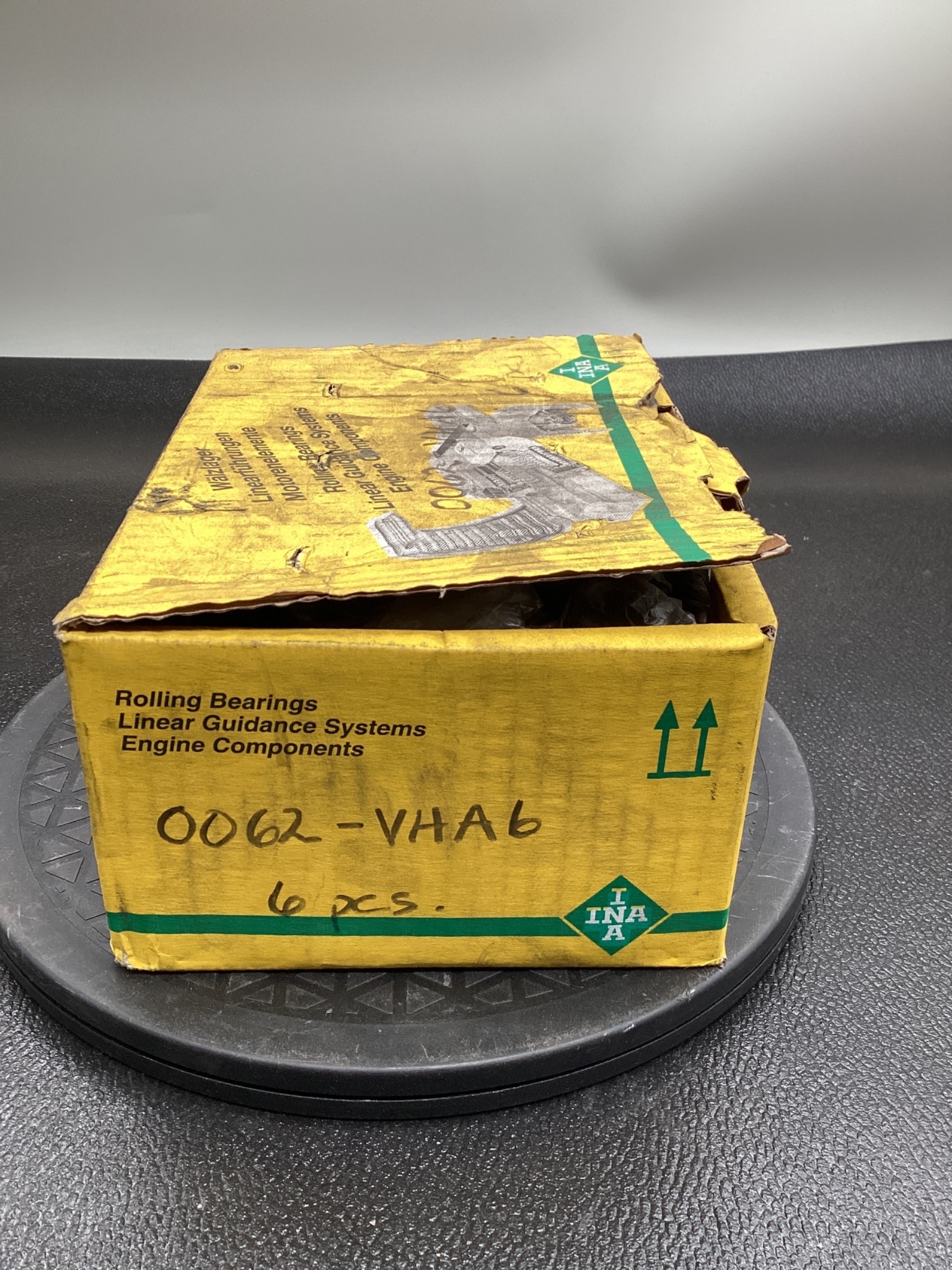 LOT OF 6 INA KRE62-PP-A Stud Type Track Rollers NEW (Open Box) 1