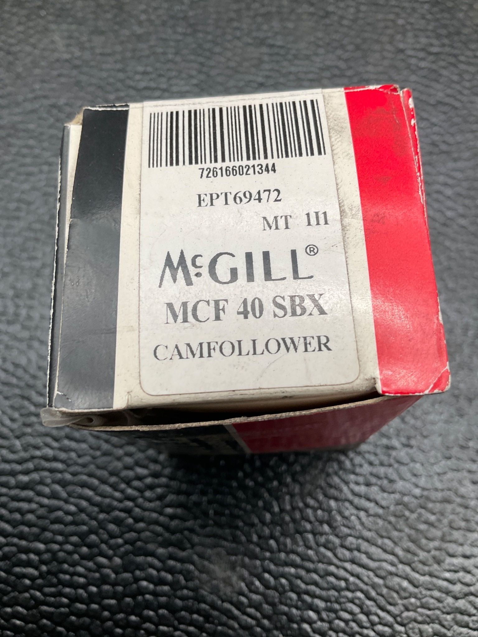 MCGILL MCF 40 SBX Metric Stud-Type Cam Follower 40mm Roller NEW 1