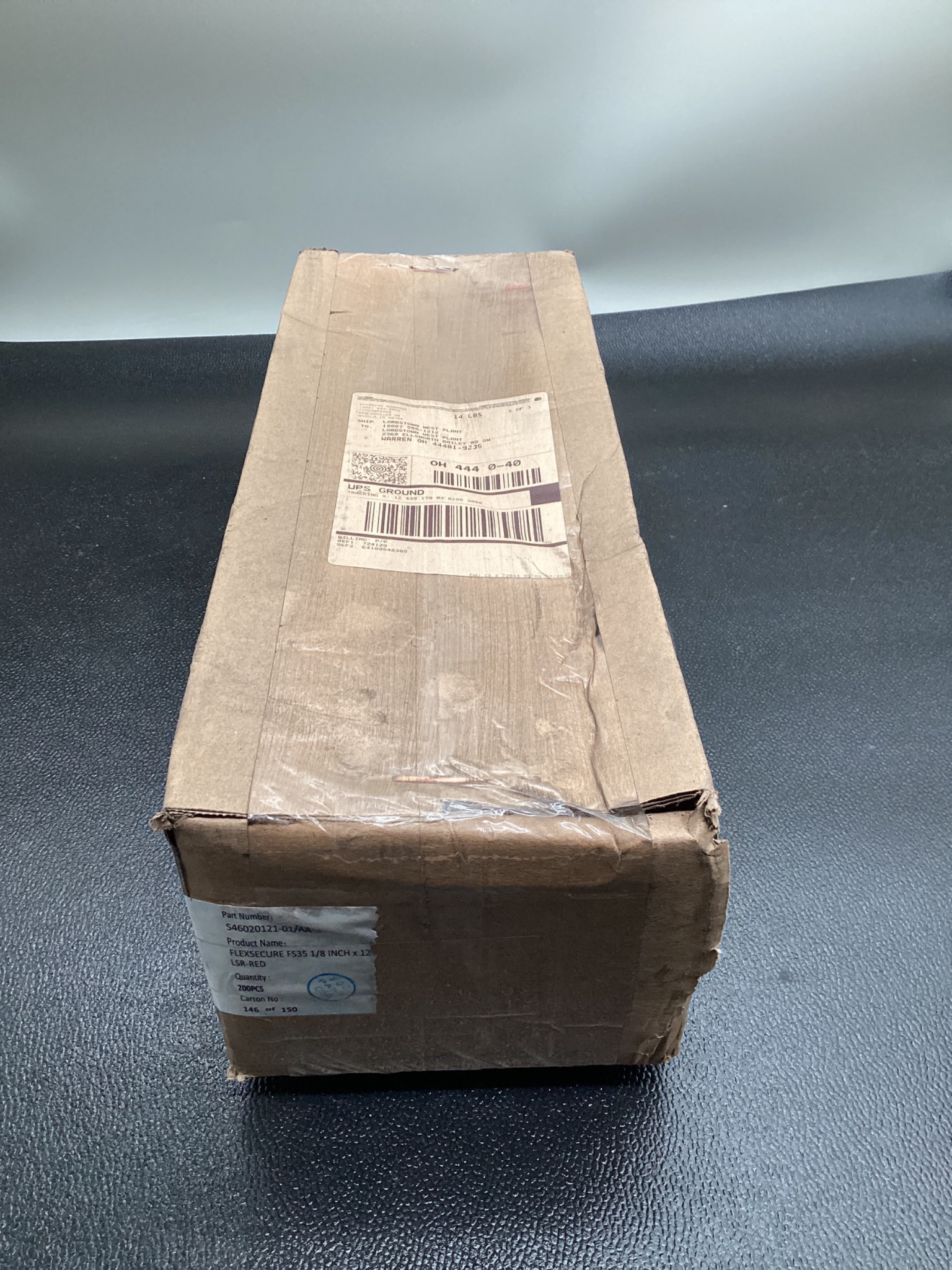 FLEXSECURE S46020121-01/AA 1/8" x 12" LSR-RED NEW 0