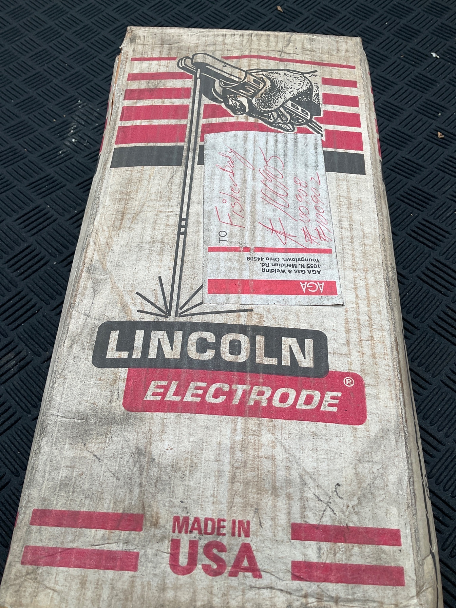 LINCOLN ELECTRIC 5/32 JETWELD 3 Stick Electrodes USED 2