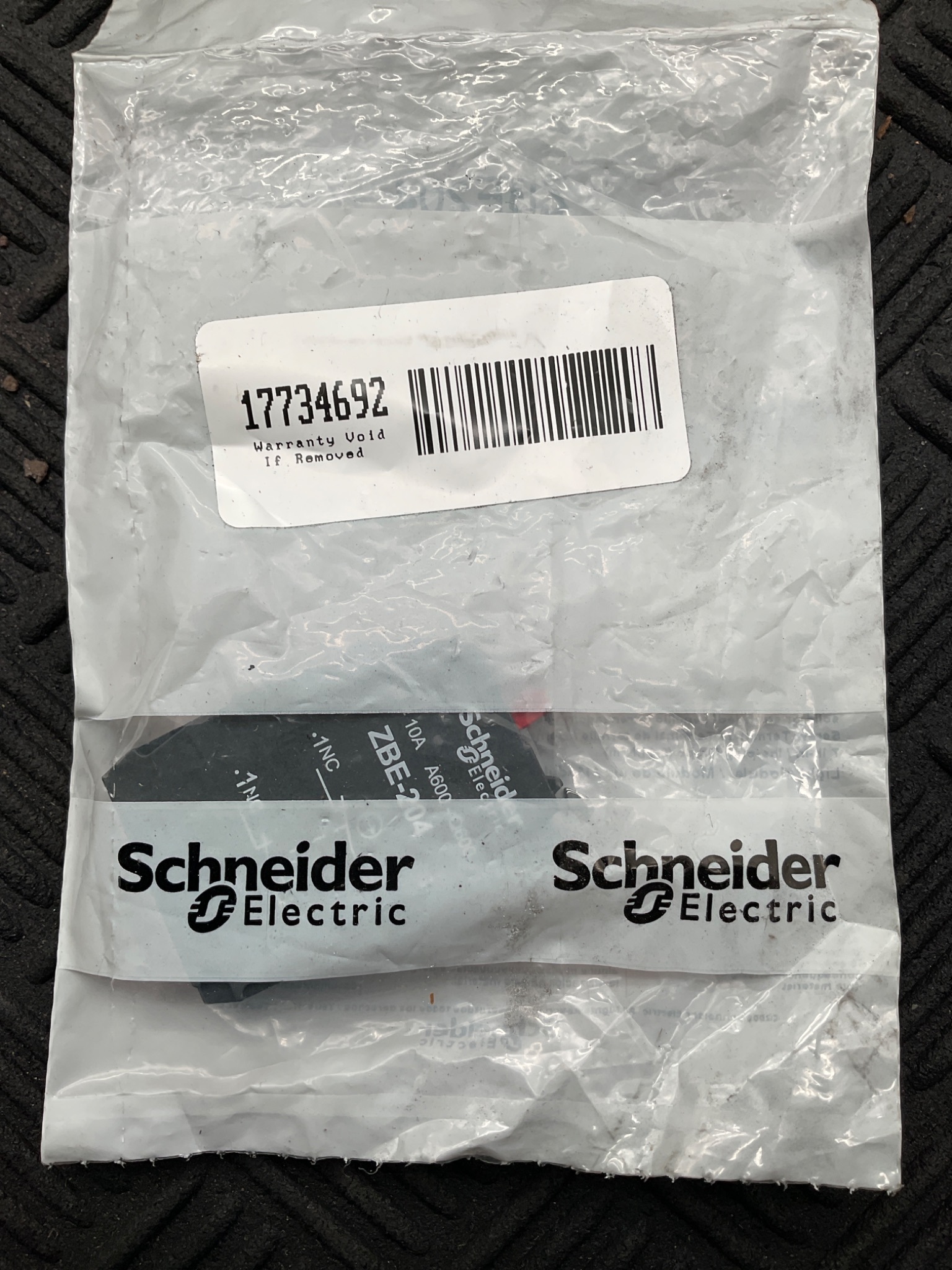 SCHNEIDER ELECTRIC ZBE204 Contact Block 2NC Harmony XB4 Screw Clamp NEW 2