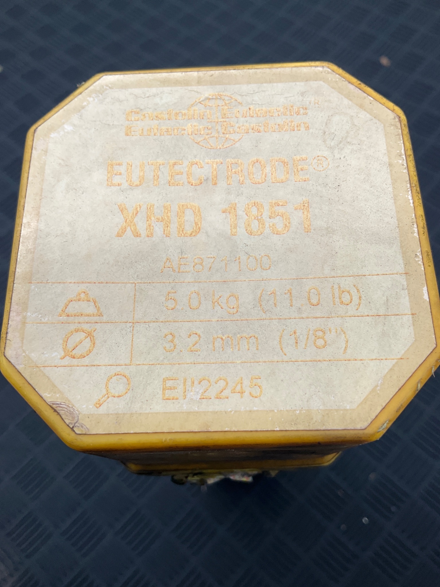CASTOLIN EUTECTIC XHD 1851 Welding Electrodes USED 3