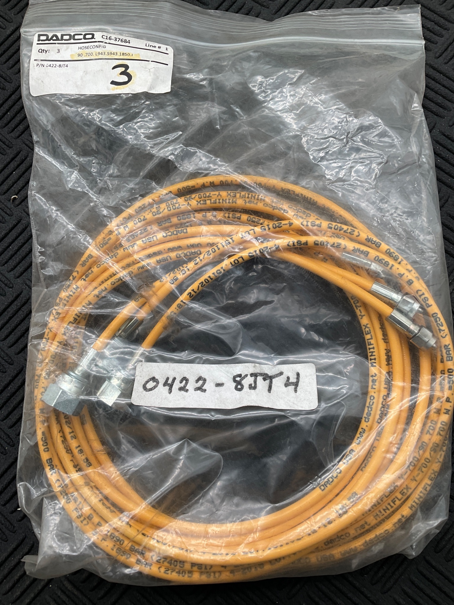 DADCO 0422-8JT4 Ultra Force Nitrogen Gas Spring NEW (3 Pack) 3