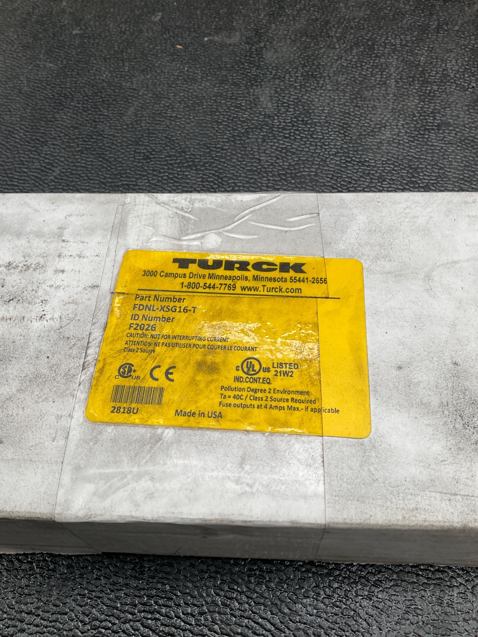 TURCK FDNL-XSG16-T DeviceNet I/O Module 16 In/Out IP67 NEW 1