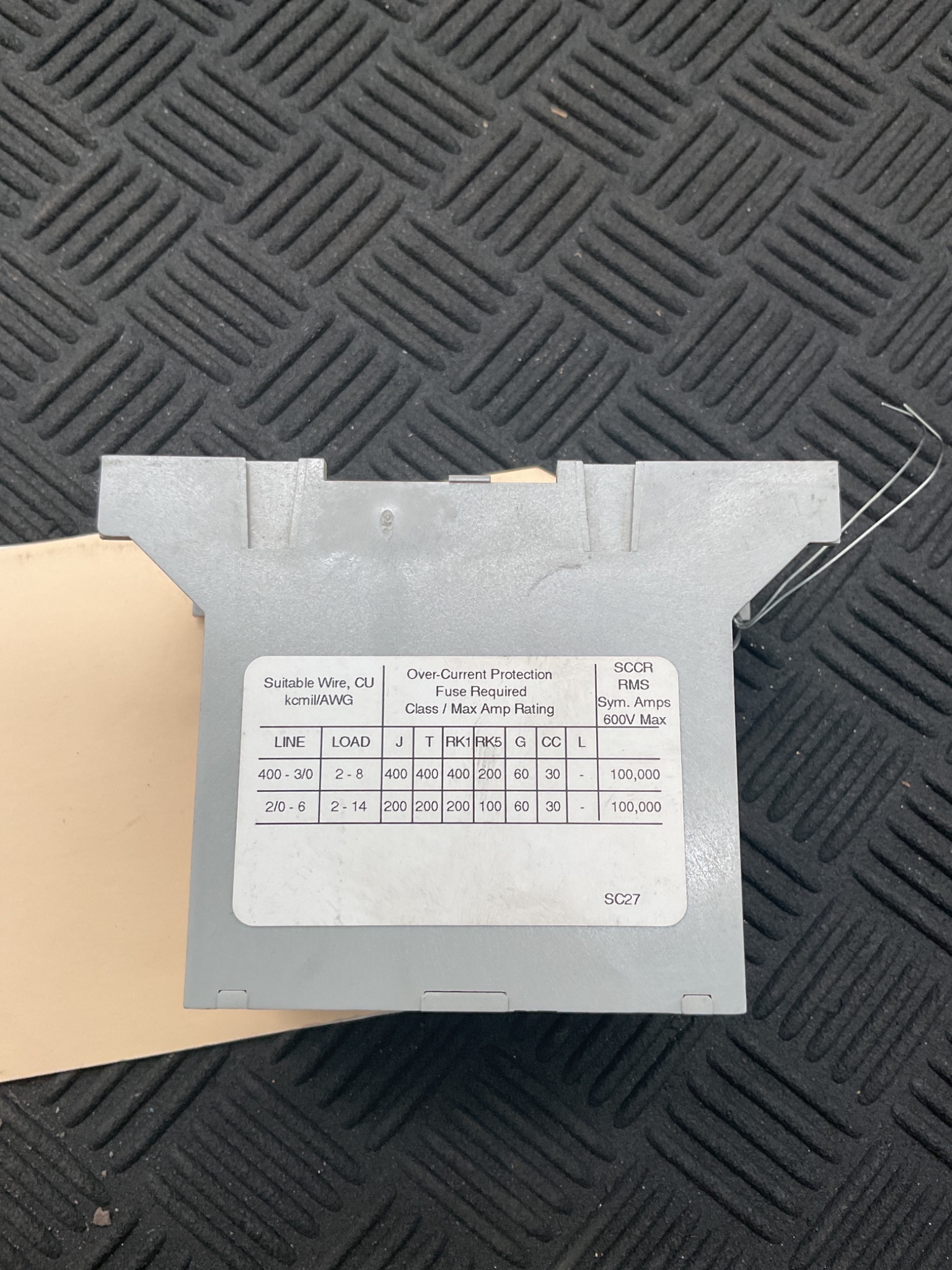 MARATHON EPBCP74 Power Distribution Block 335A 600V USED 4
