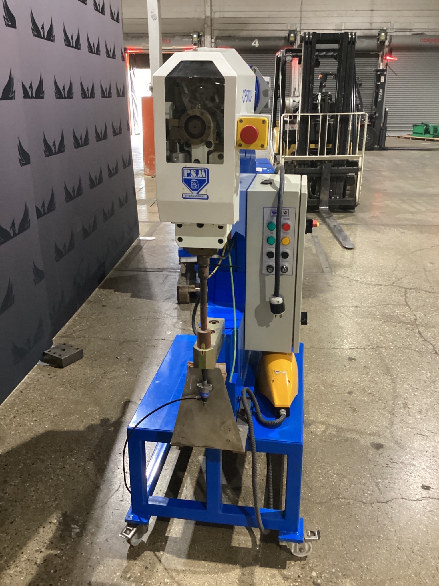 P.S.M. CP5000 Pneumatic Piercer Press USED 1