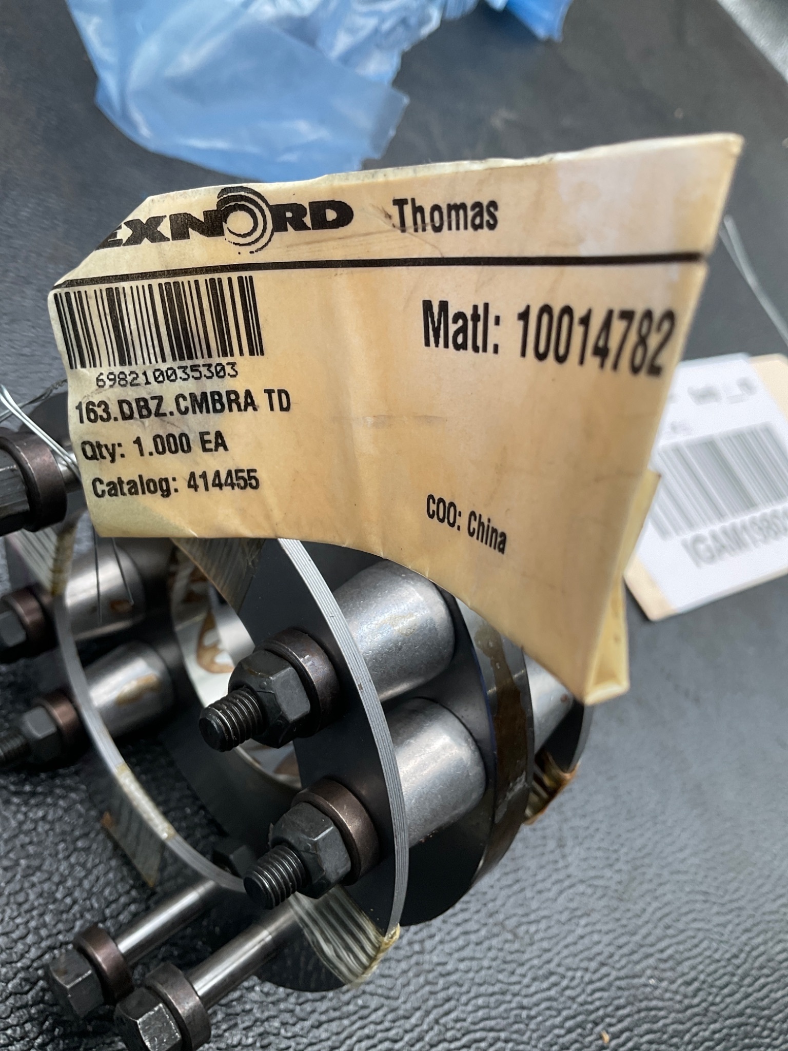 REXNORD 163.DBZ.CMBRA TD FLEXIBLE COUPLING CATALOG 414455 NEW 4