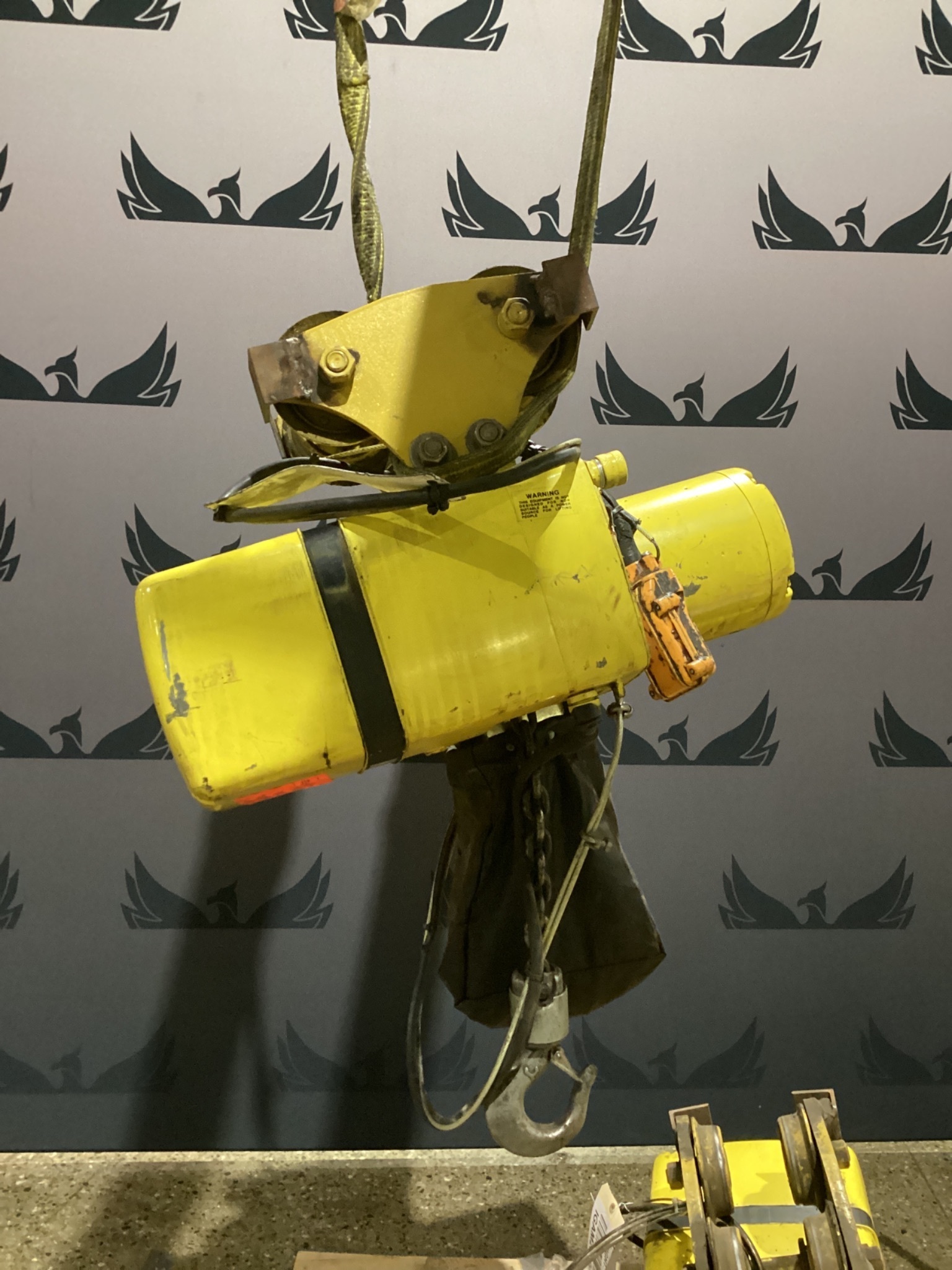 YALE KEL1-12L615S1 1-Ton Electric Chain Hoist USED 0