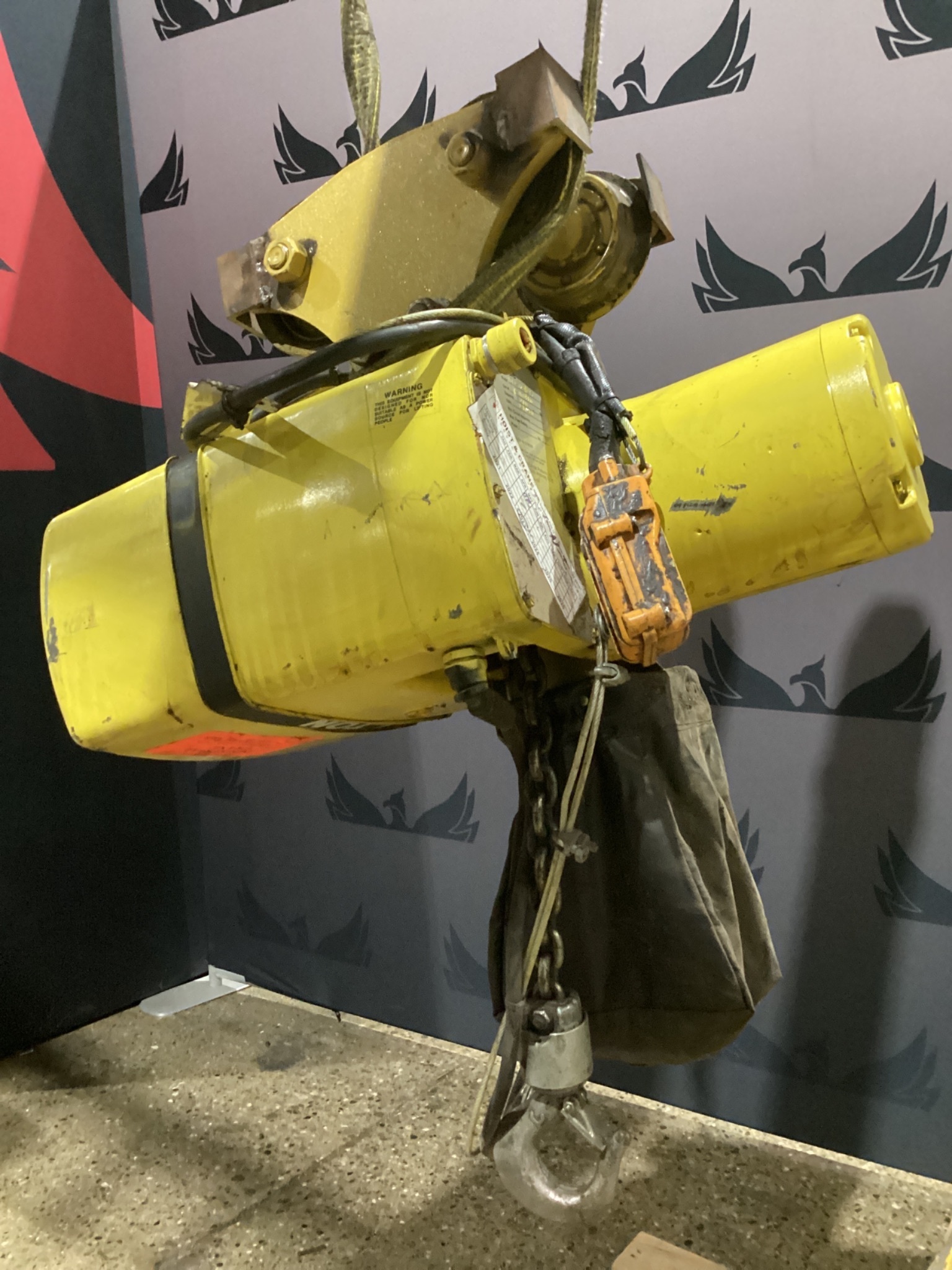 YALE KEL1-12L615S1 1-Ton Electric Chain Hoist USED 1