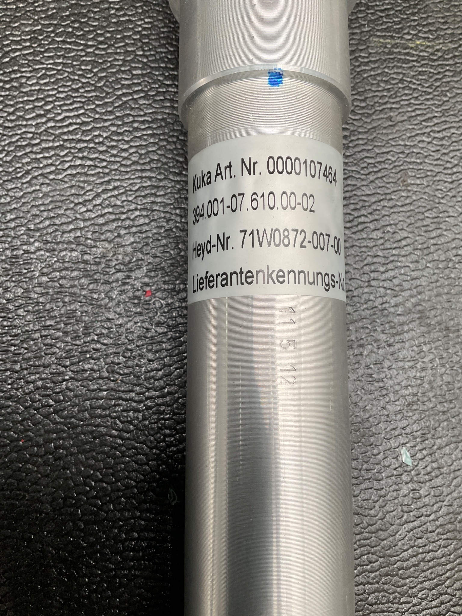 KUKA 394.001-07.610.00-02 Drive Shaft USED 1