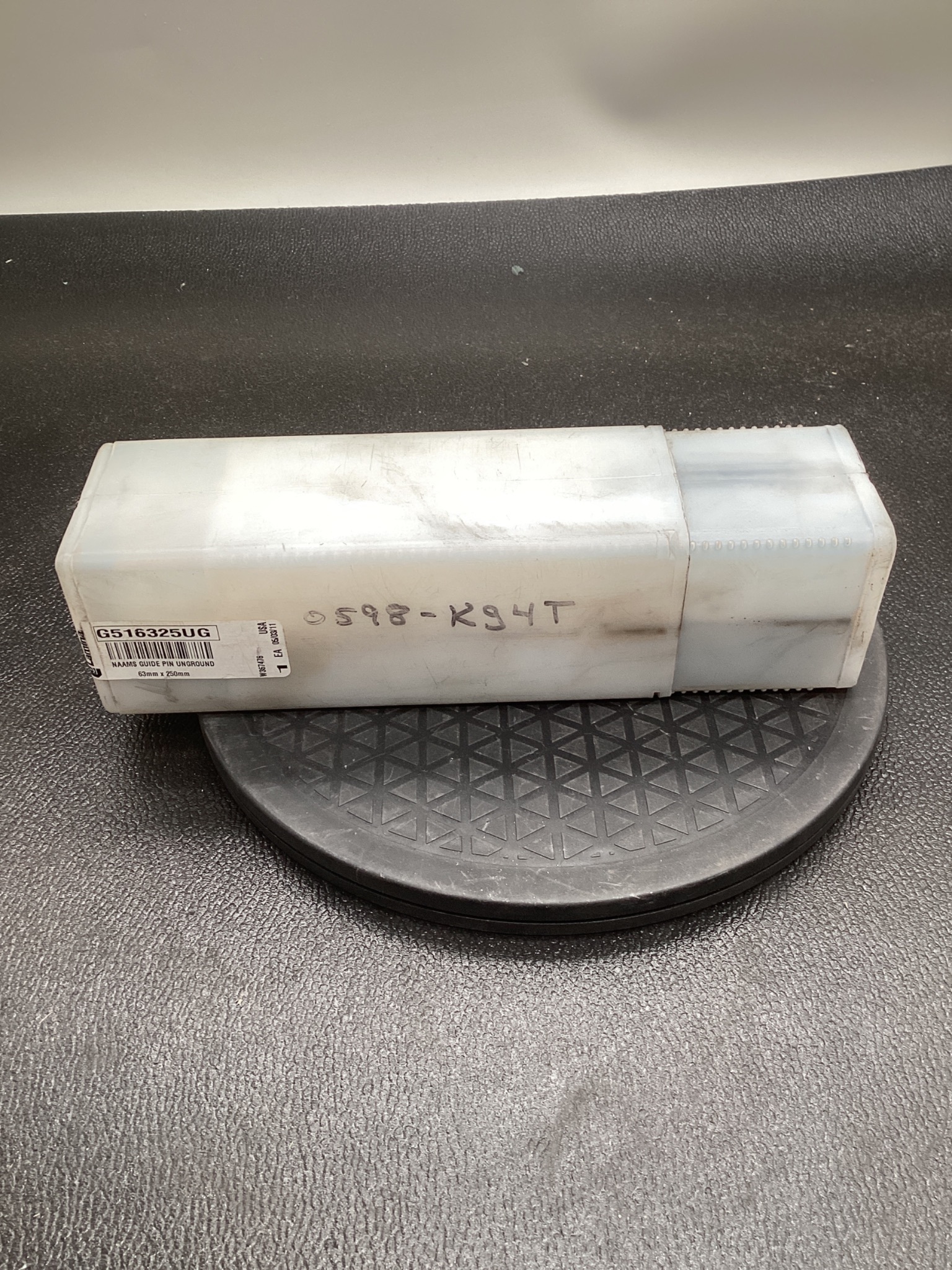 LAMINA G516325UG NAAMS Guide Pin 63mm x 250mm Unground USED 0