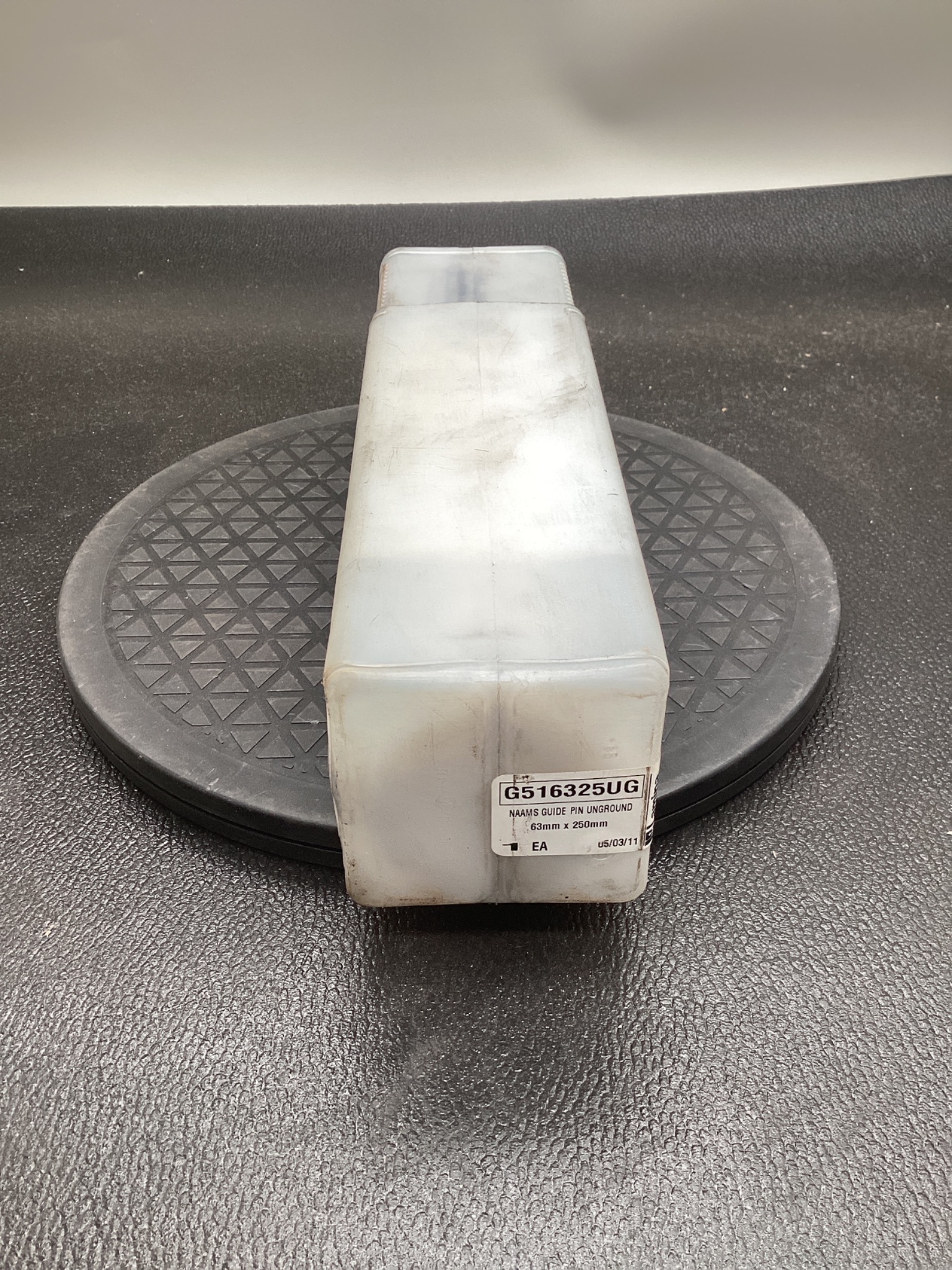 LAMINA G516325UG NAAMS Guide Pin 63mm x 250mm Unground USED 1