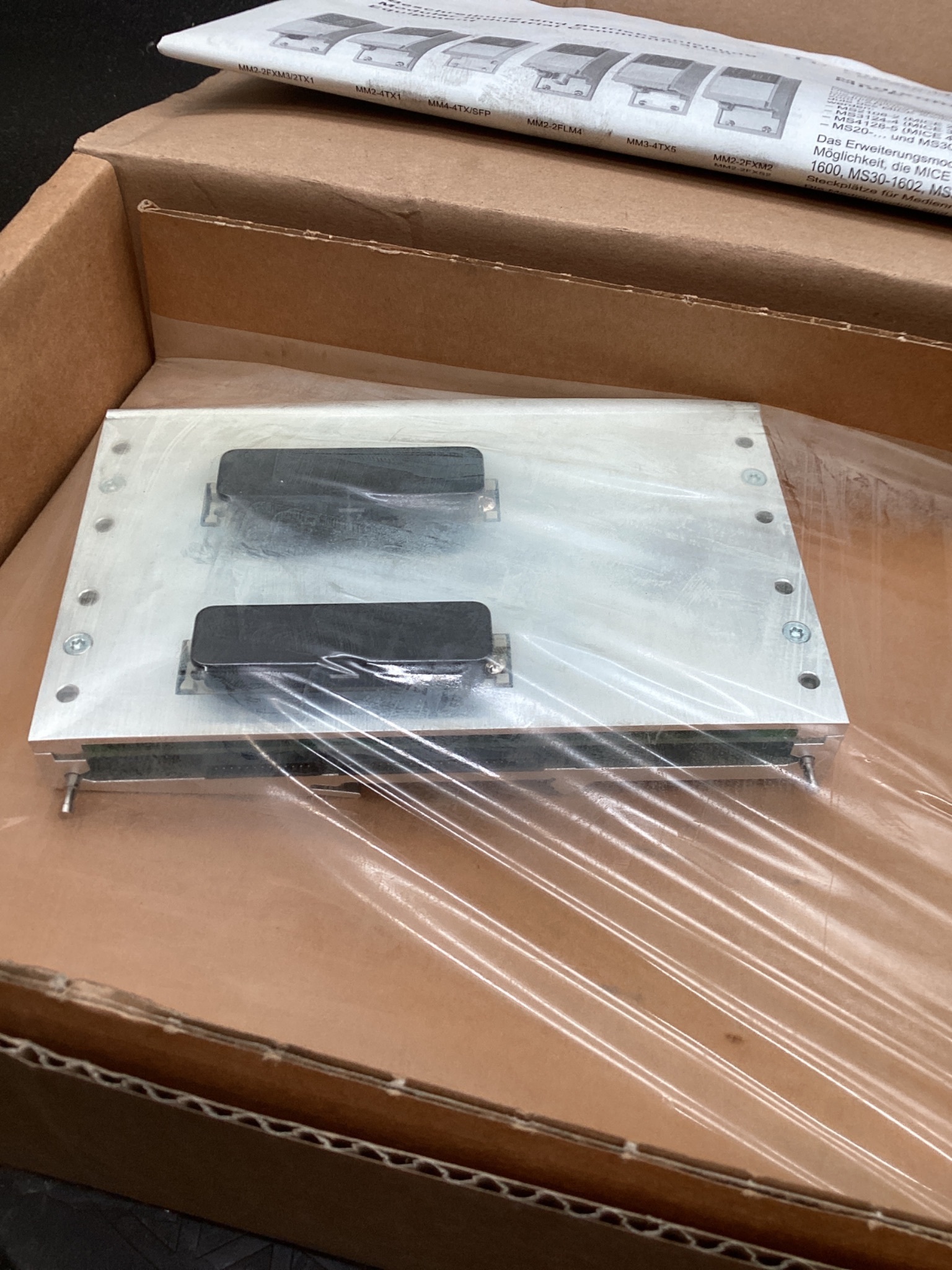 HIRSCHMANN MB-2T Backplane Extension Module 2-Slot NEW 4
