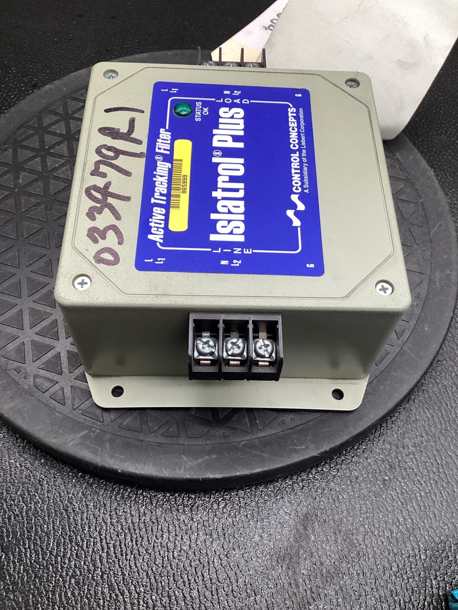 CONTROL CONCEPTS IC+107 Islatrol Plus Active Tracking Filter 120V 7.5A USED 1