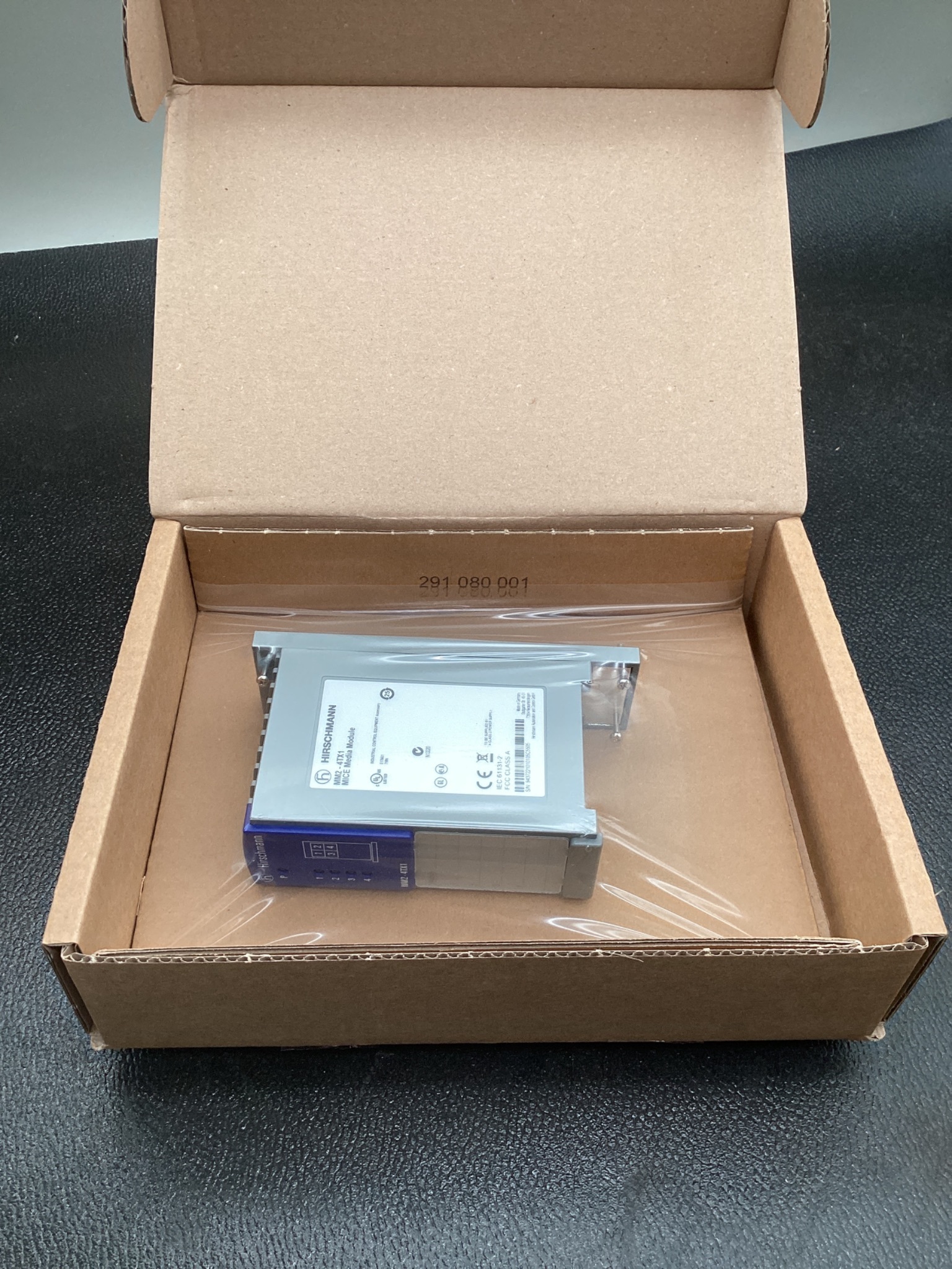 HIRSCHMANN MM2-4TX1 MICE Media Module 4-Port RJ45 10/100 Mbps DIN Mount NEW 4