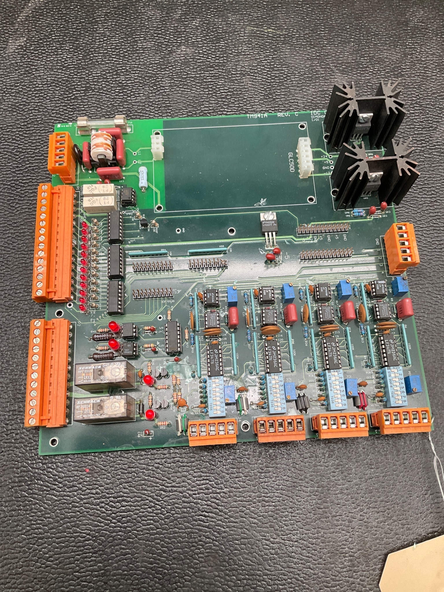 IDC TM94IA Control Board Rev. C Without Fan Unit USED 3