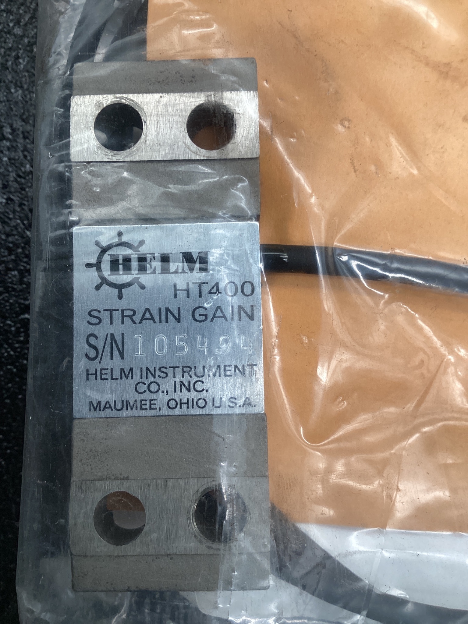 HELM HT400 Strain Gain Load Sensing Transducer NEW 2