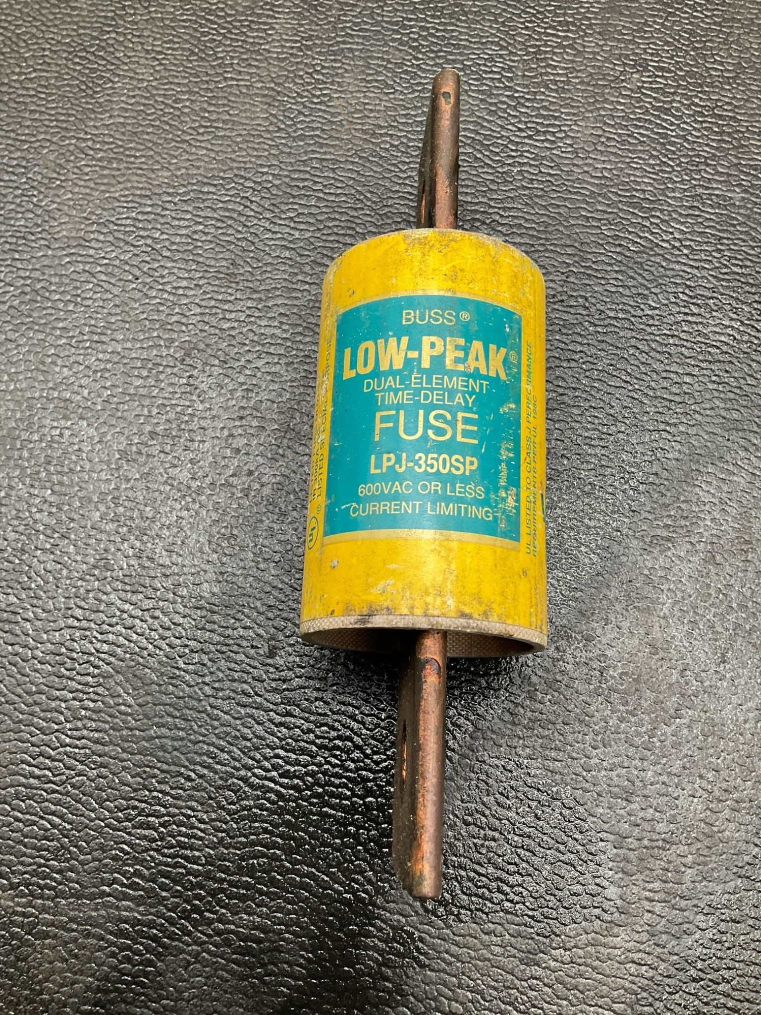 BUSSMANN LPJ-350SP Time Delay Class J Fuse 350A 600V USED 0