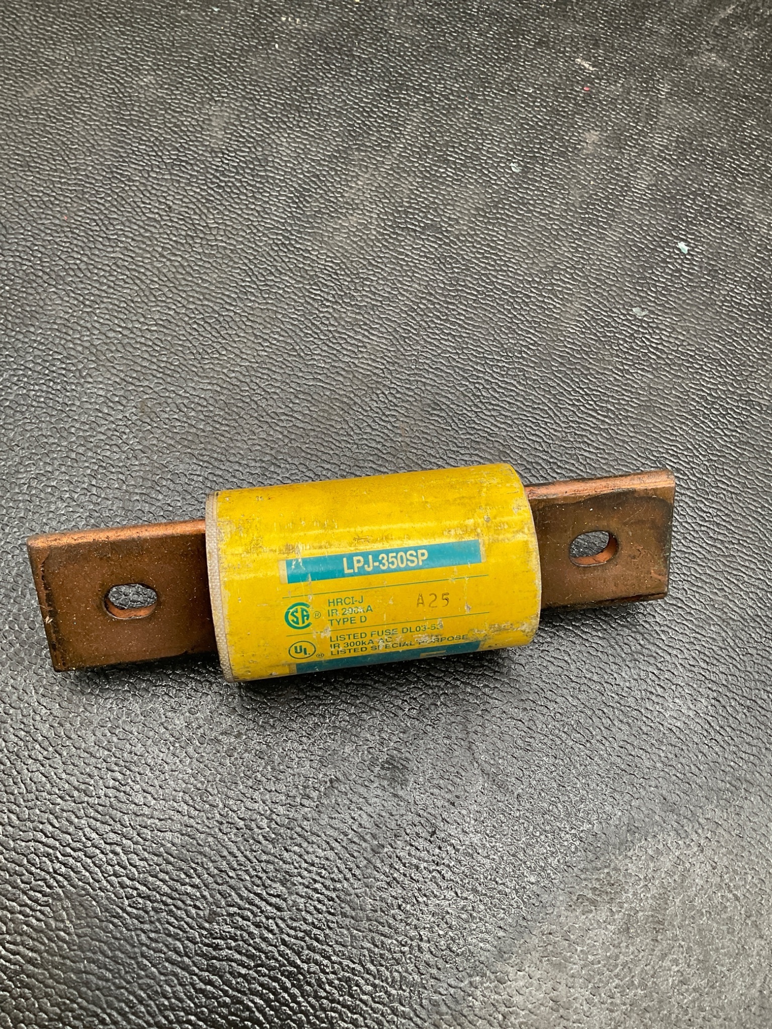 BUSSMANN LPJ-350SP Time Delay Class J Fuse 350A 600V USED 2
