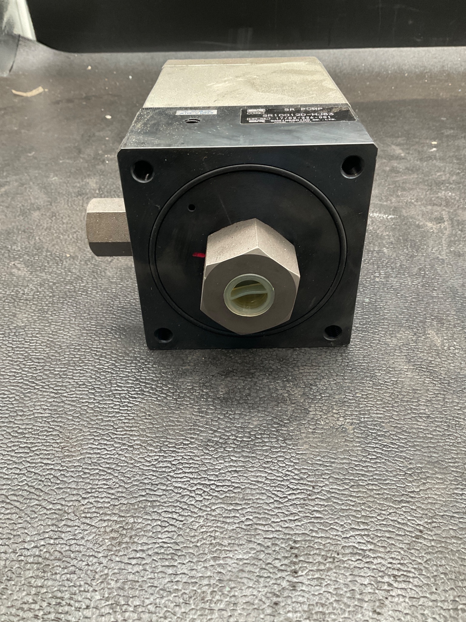 SR PUMP SR10012D-HJ83 Air-Over-Oil Hydraulic Pump SR100 Series USED 3