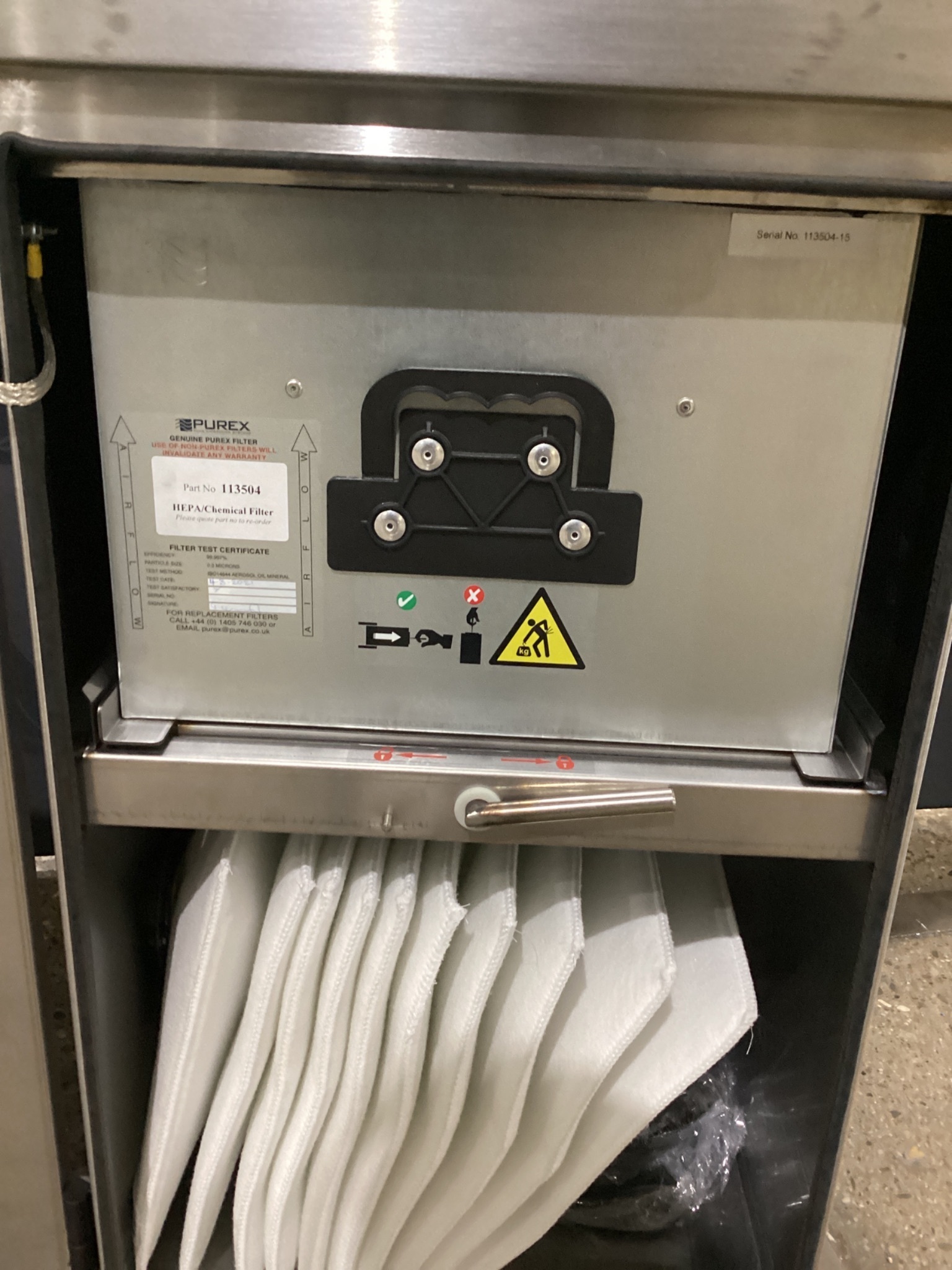 PUREX 0LX4010D 400i Digital Fume Extraction Unit 230V USED 3